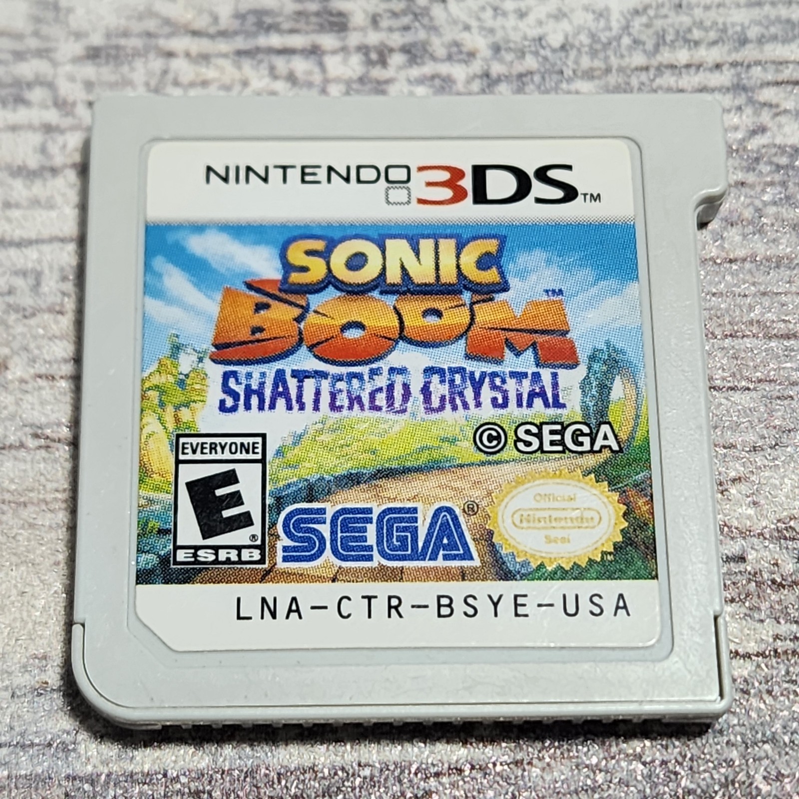 Sonic Boom: Shattered Crystal (Nintendo 3DS, 2014) Authentic Tested Game