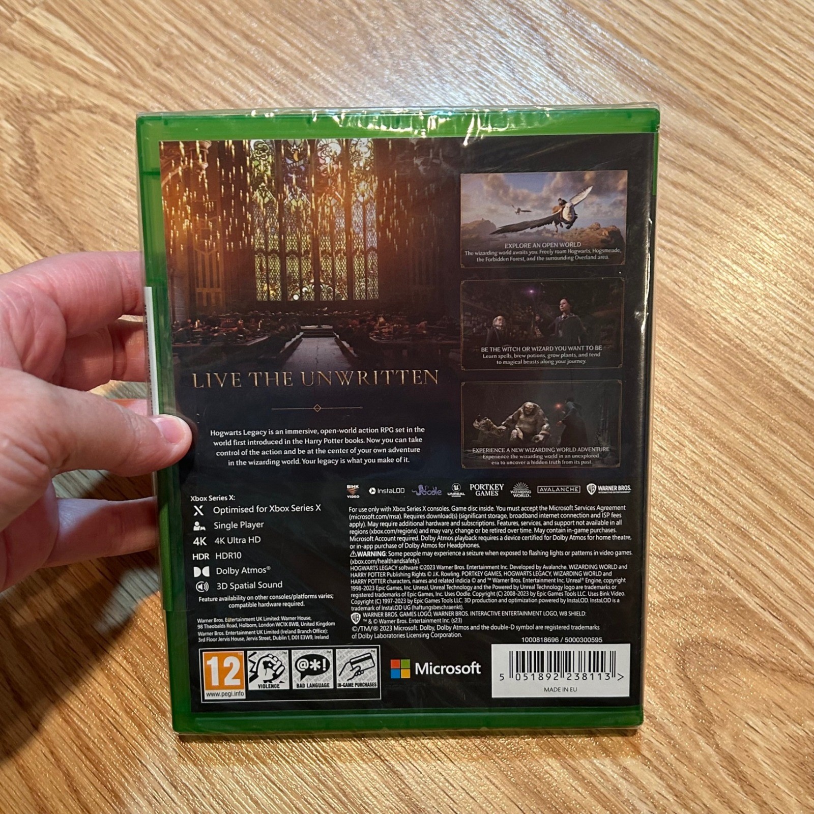 Hogwarts Legacy Xbox Series X Video Game New Sealed PEGI 12 RPG Warner Bros
