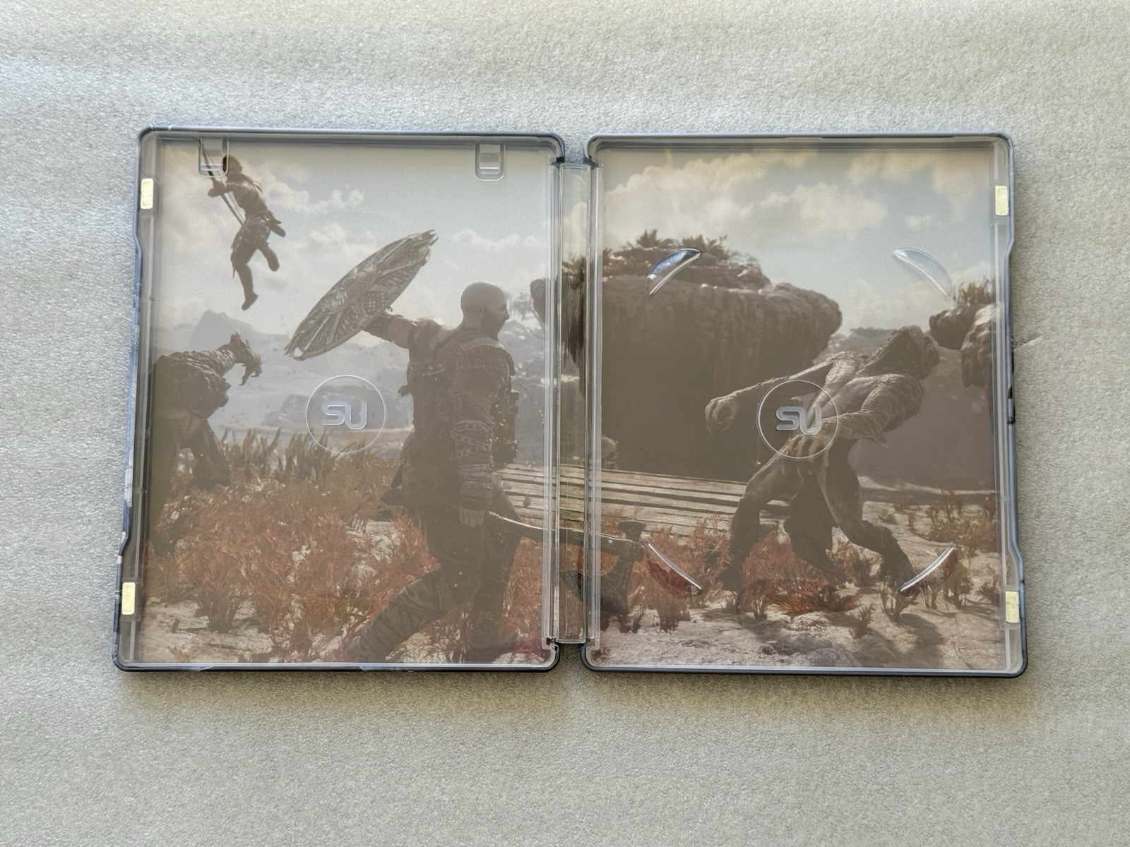 God Of War Ragnarok Custom made Steelbook/SteelUp Case PS4/PS5/Xbox (No Game)New