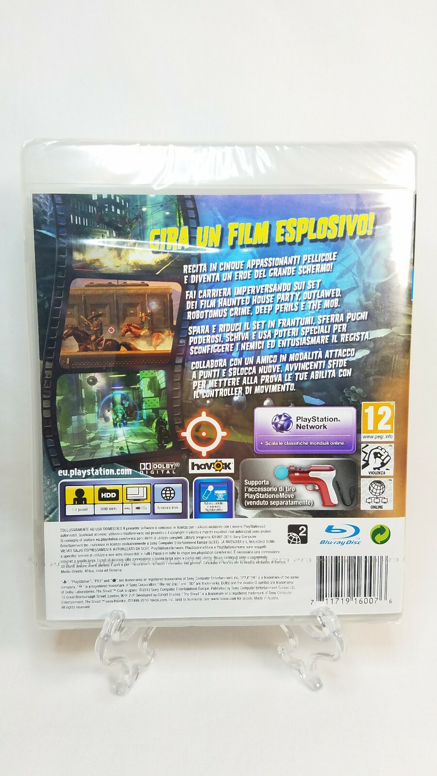 The Shoot Game Ciak Si Spara Sony PlayStation 3 PS3 Brand New-( ITALY) Version