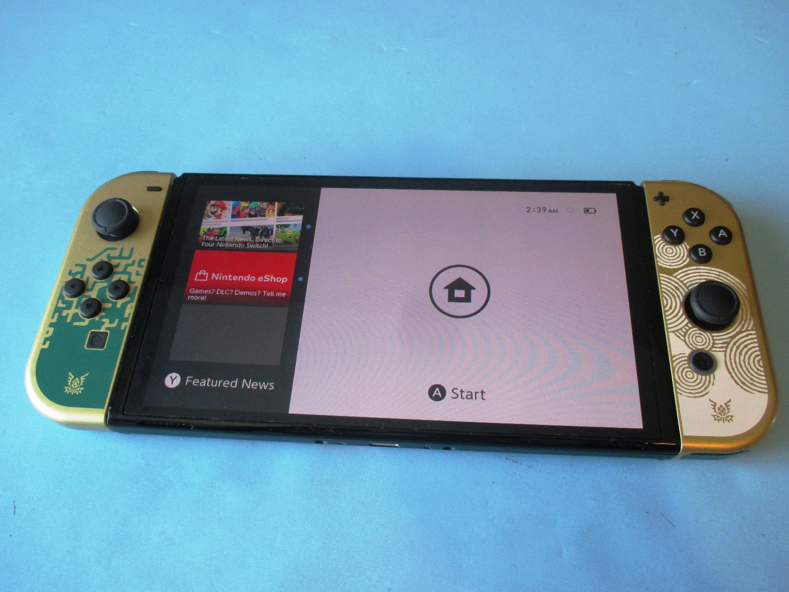 Nintendo Switch OLED System Legend of Zelda Tears of the Kingdom Edition w/Case