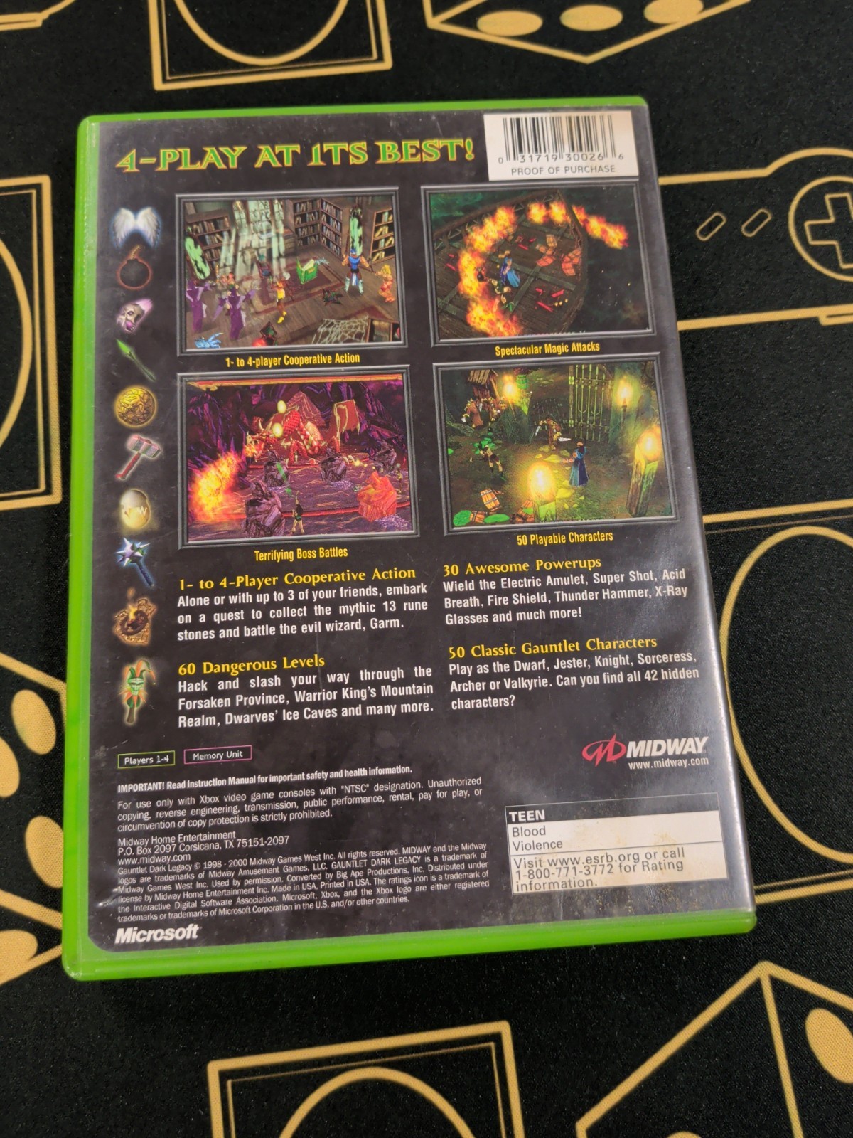 Gauntlet: Dark Legacy – Microsoft Xbox [Box Only]