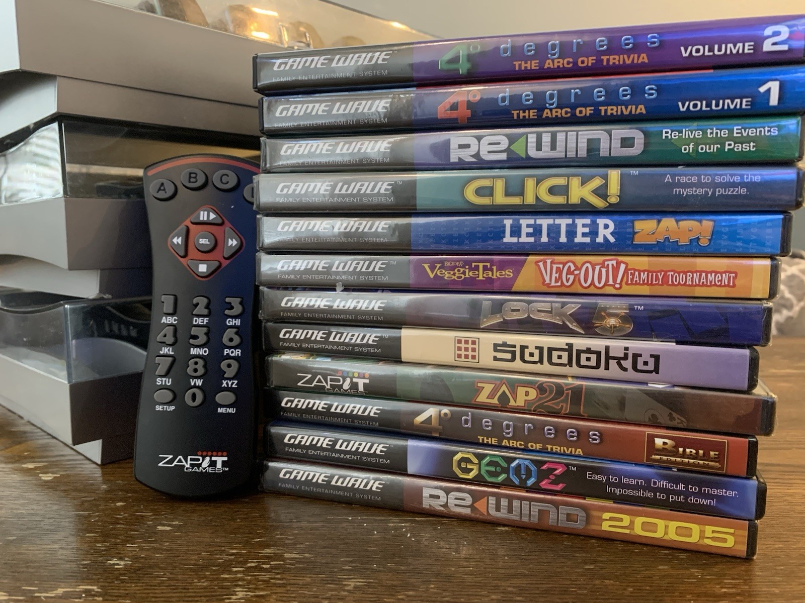 Game Wave ZAPiT Lot of 12 Games with 3 sets of controllers
