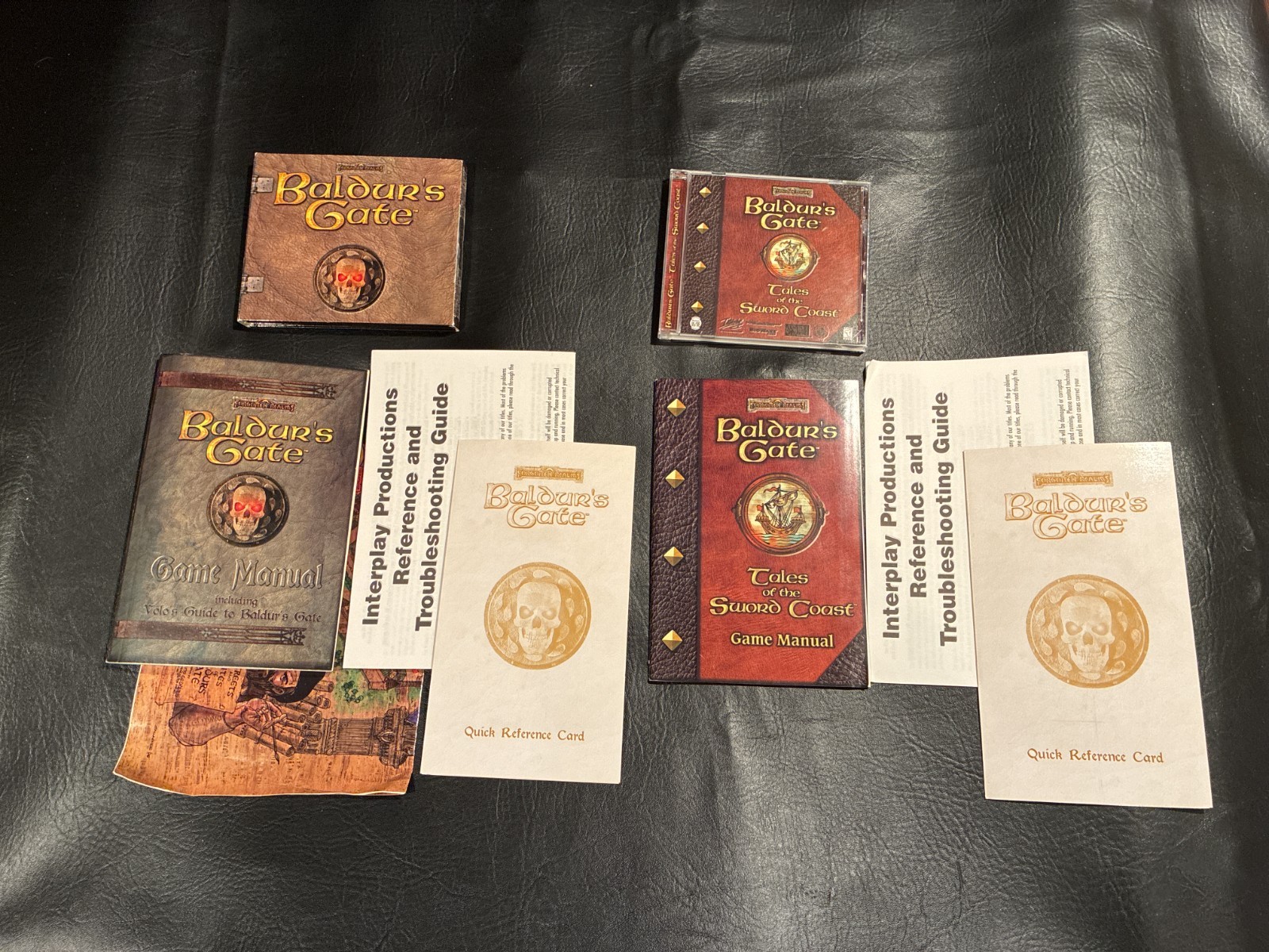 Baldur’s Gate 1 + Tales of the Sword Coast Bundle – CD + Manuals – PC Windows