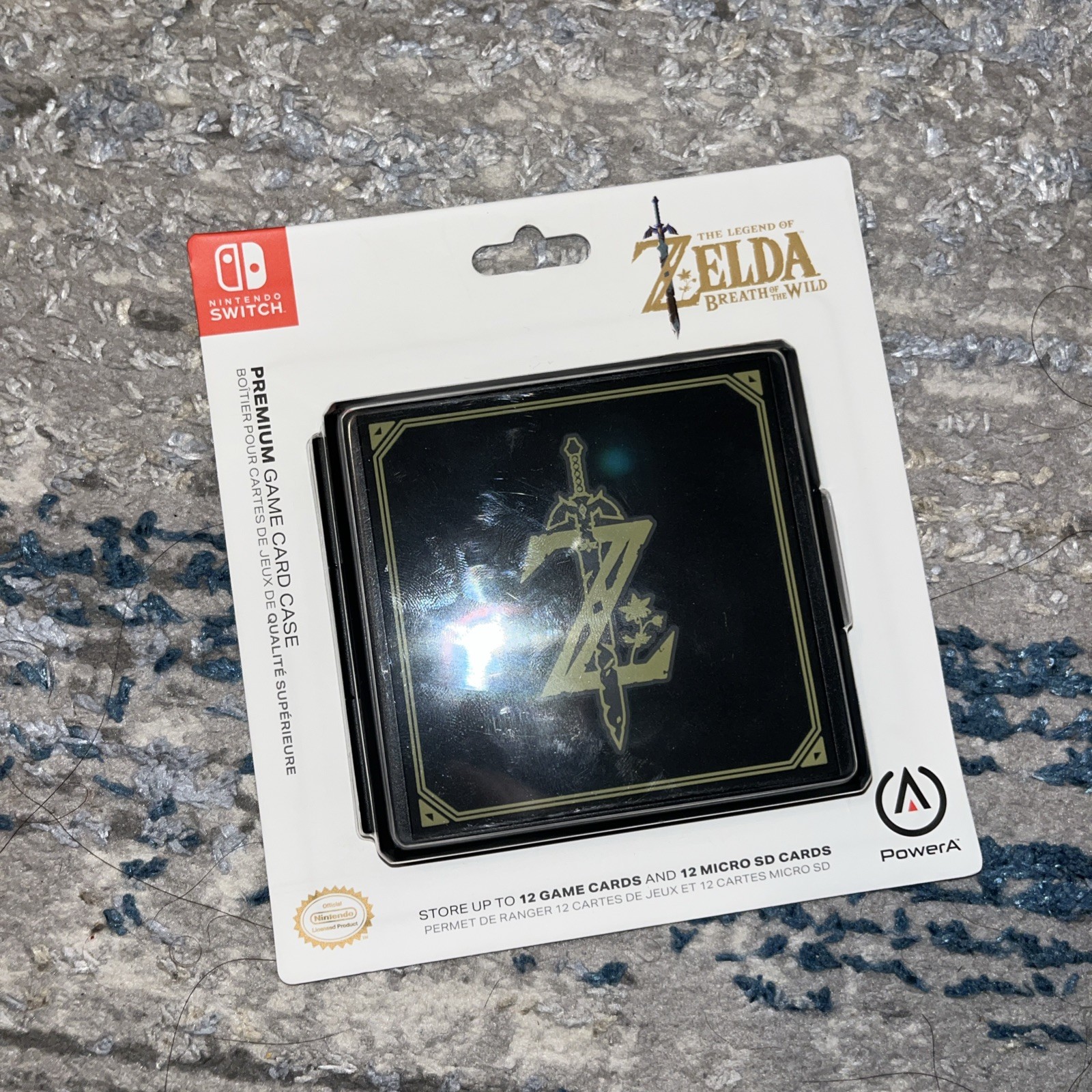 The Legend of Zelda Breath of the Wild Nintendo Switch Game Case Official