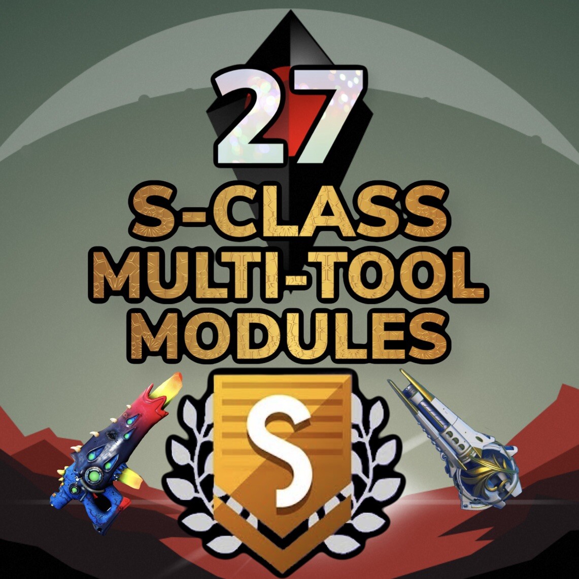 No Man’s Sky ✶ 27 S-Class Multi-Tool Upgrade Modules ✶ PS4 PS5 XBOX PC STEAM