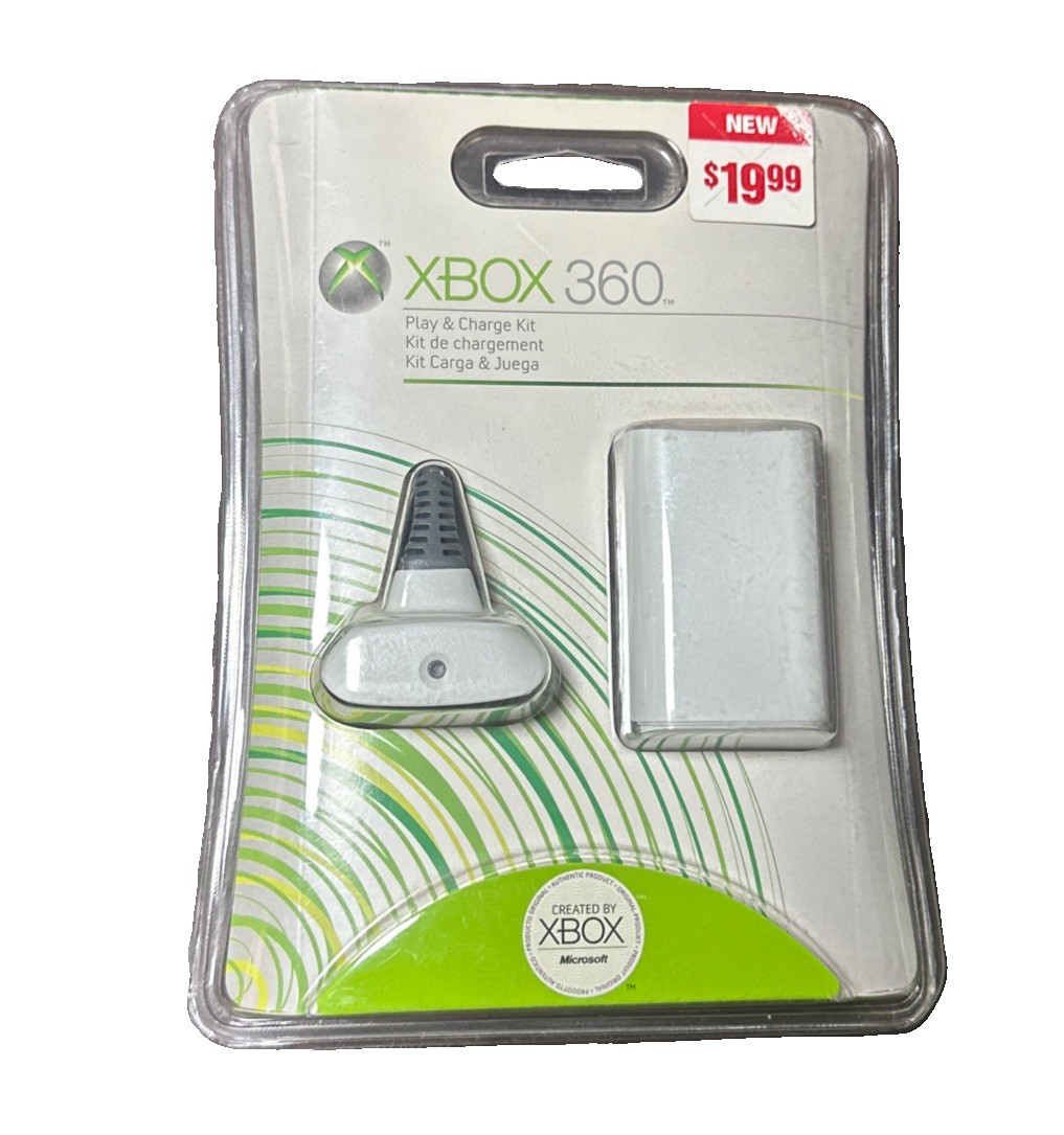 Microsoft Xbox 360 Live Quick Charge + Play & Charge Kit NEW SEALED