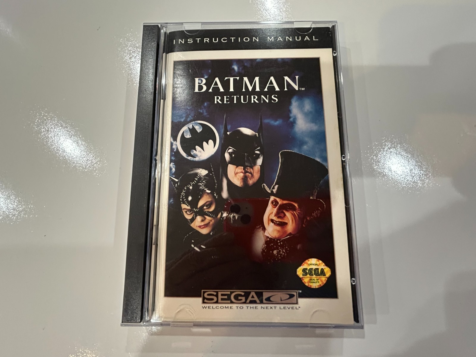 Batman Returns (Sega CD, 1993) CIB Complete w Manual + Artwork (Pls Read) N MINT