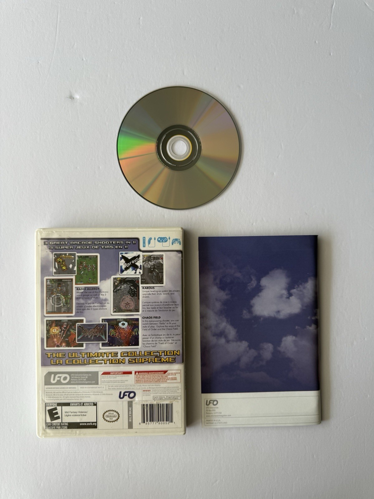 Ultimate Shooting Collection Complete Nintendo Wii Tested