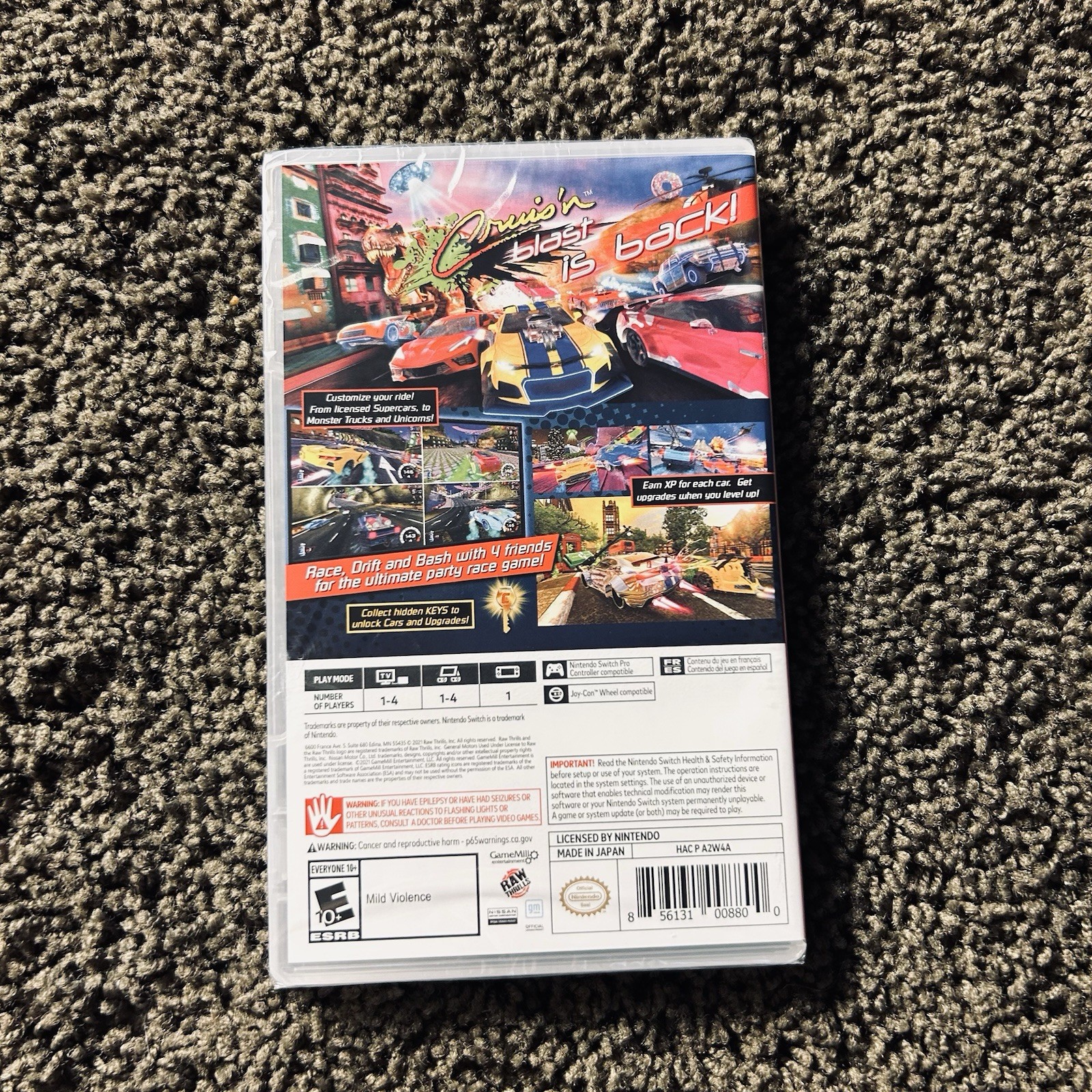 Cruis’n Blast – Nintendo Switch – Brand New Sealed Racing Cruisn Cruise N