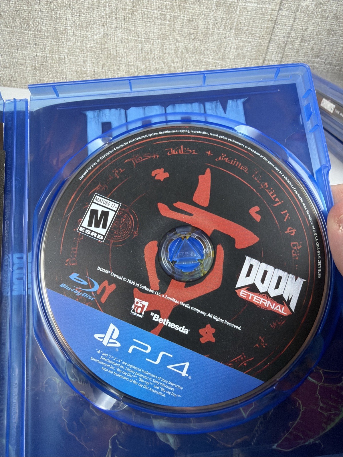 Doom Eternal – Sony PlayStation 4 Complete Tested W/ Collectors Case