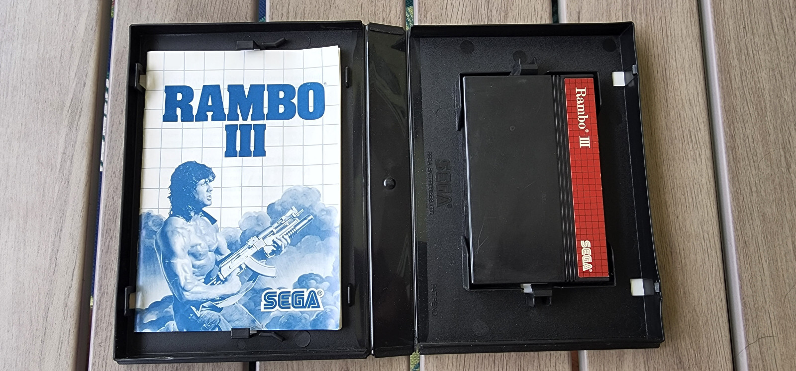 Rambo III (Sega Master System, 1988, US Version) Authentic & Complete!