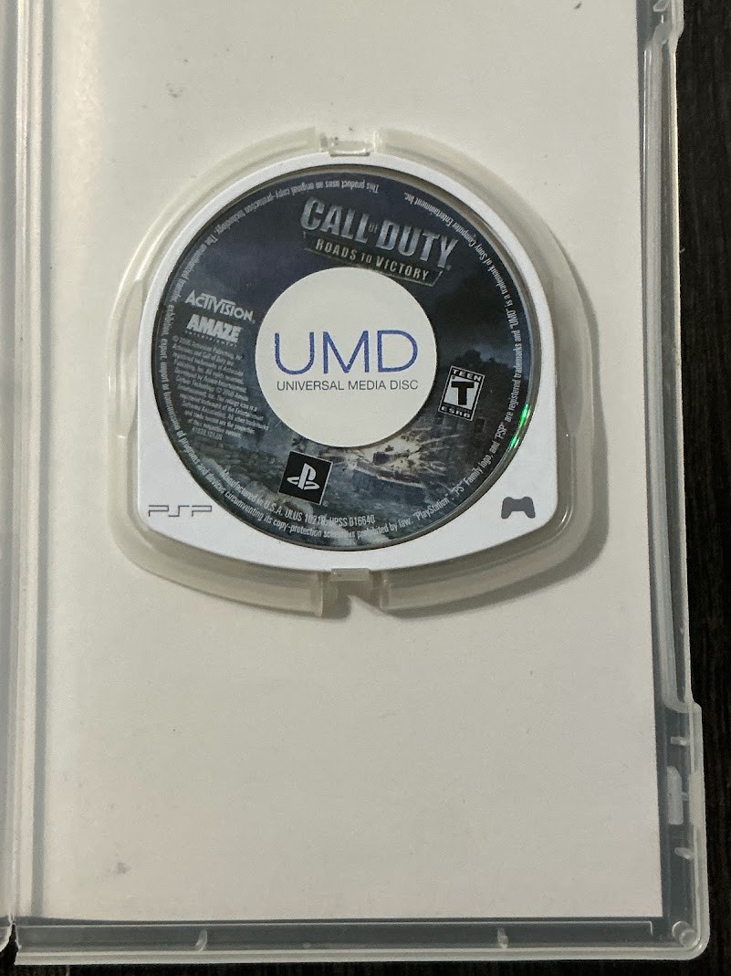 Call of Duty: Roads to Victory (Sony PSP, 2007) Complete In Box Tested & Working