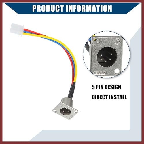 Outer/Winch Socket Connector Assembly with Rubber Cover Dust Cover Replacement