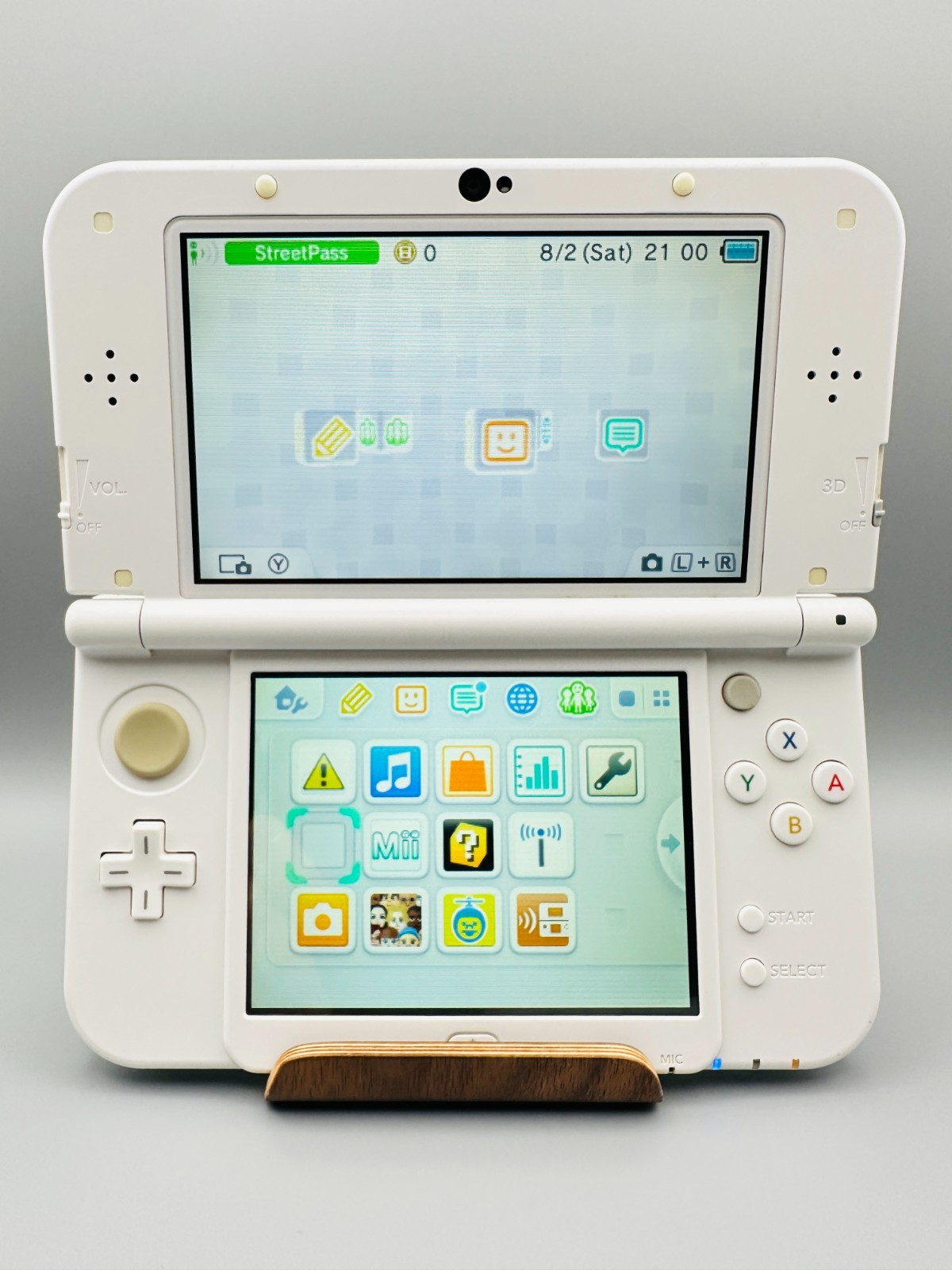 Nintendo New 3DS LL XL | Pearl White | Bottom IPS | 128gb | VG/G Condition