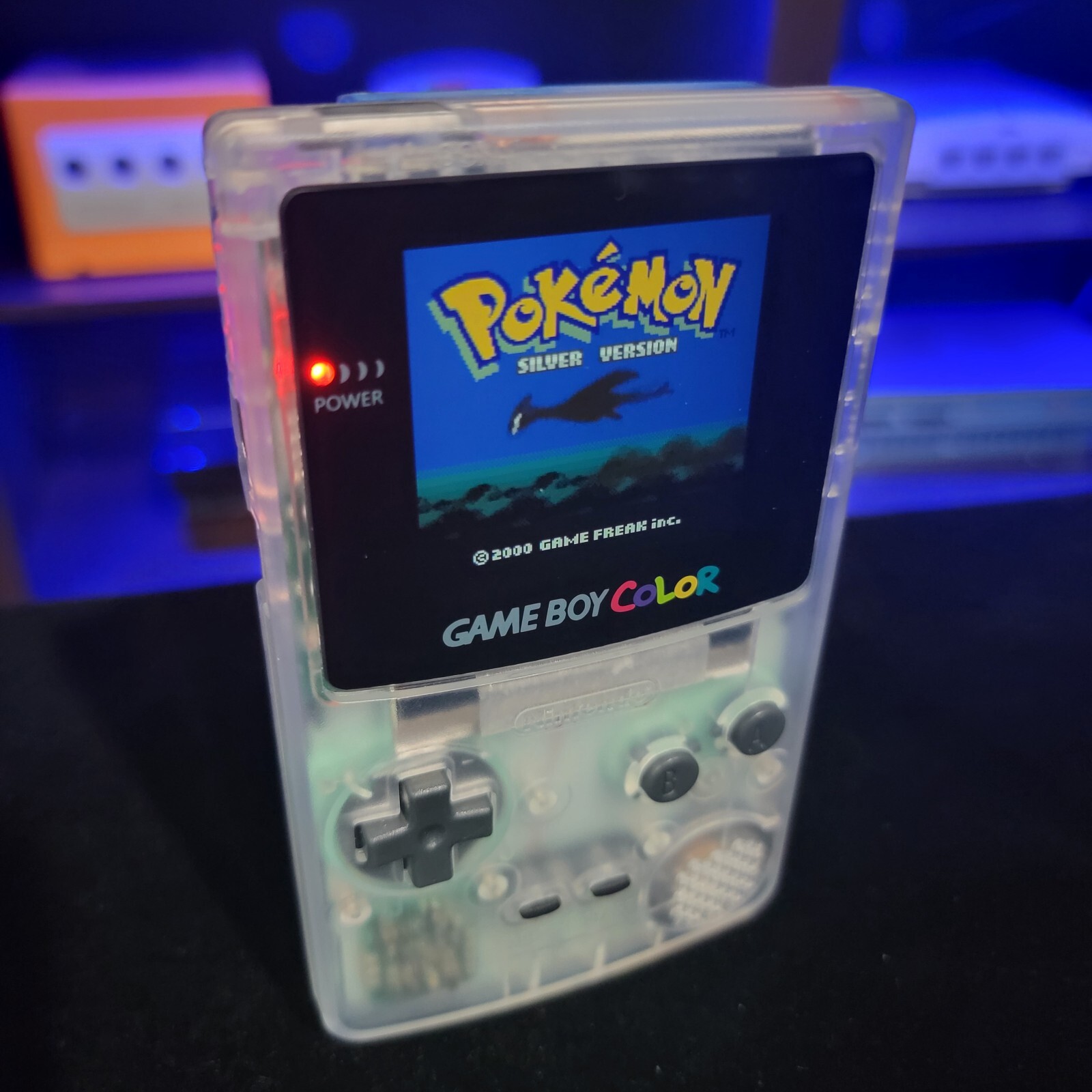 Clear Transparent Gameboy Color IPS Console Backlit LCD Screen GBC Game Boy