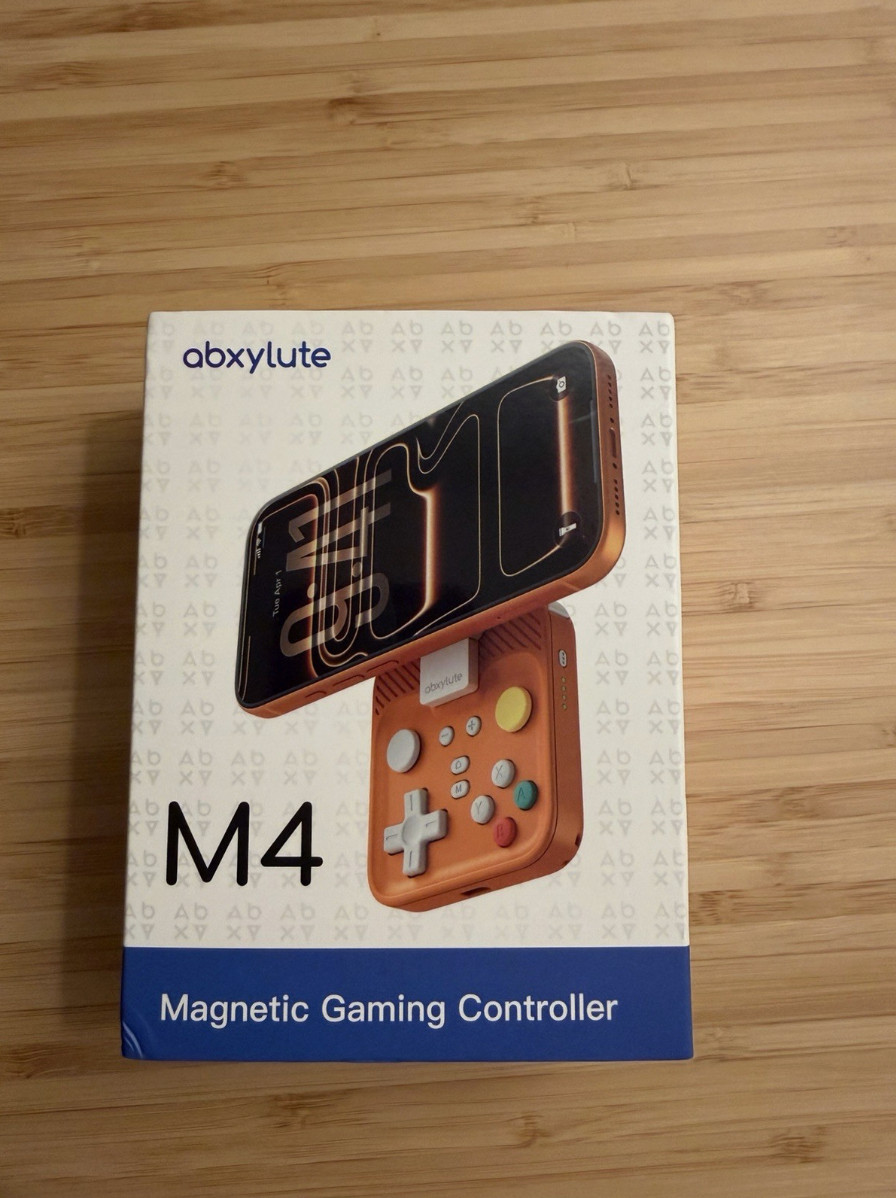 Abxylute M4 Wireless Bluetooth Magnetic Gaming Controller Orange Magsafe