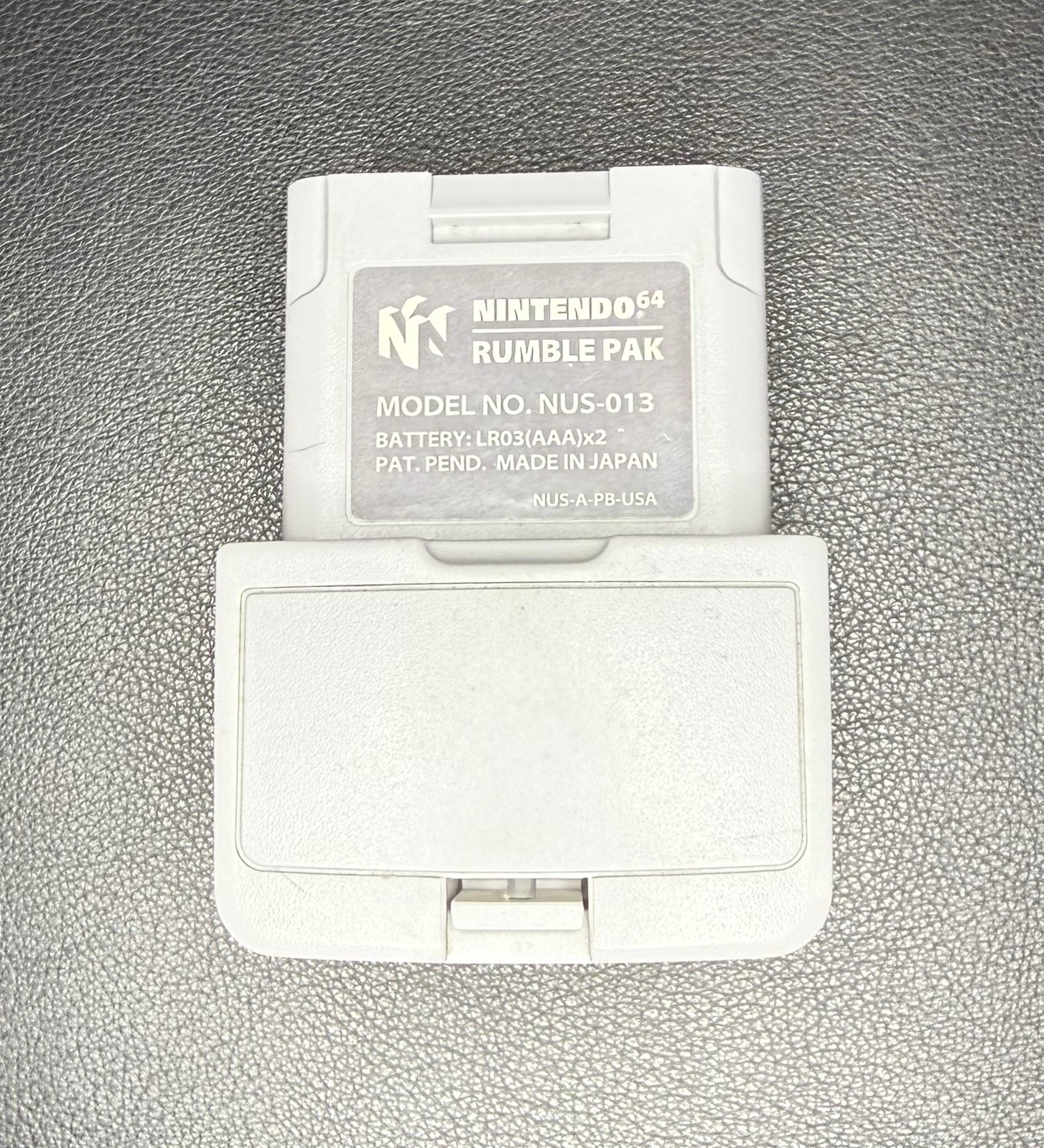 Nintendo Rumble Pak NUS-013 Gray for Nintendo 64 Console Controller Attachment