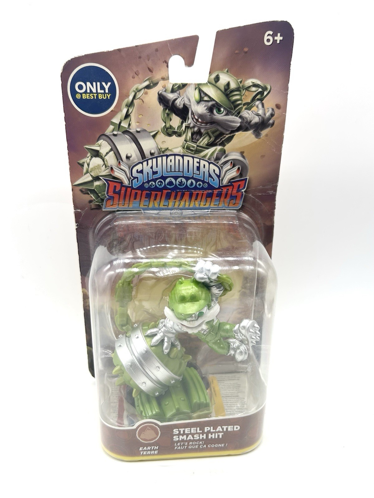 Skylanders Superchargers Steel Plated Smash Hit DAMAGED PACKAGING READ