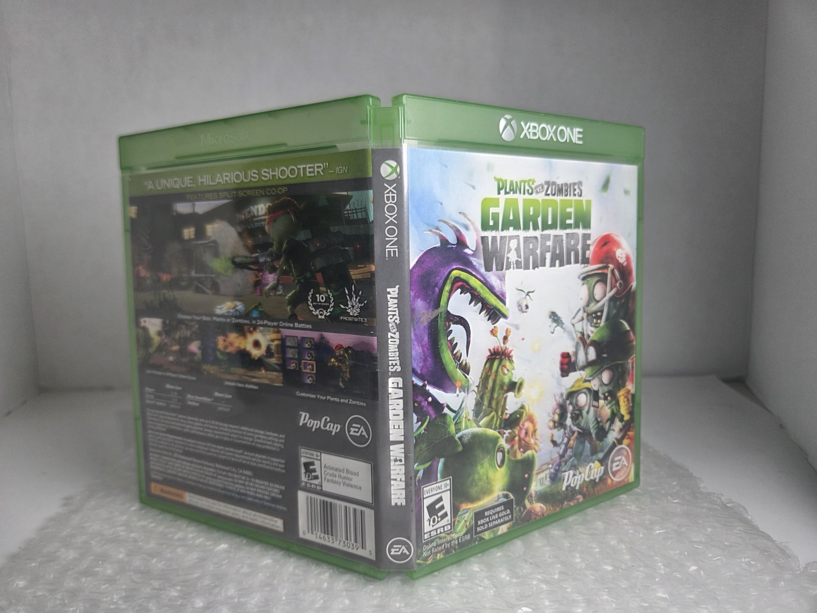 Plants Vs Zombies Garden Warfare Microsoft Xbox 1 One Complete In Box CIB Tested