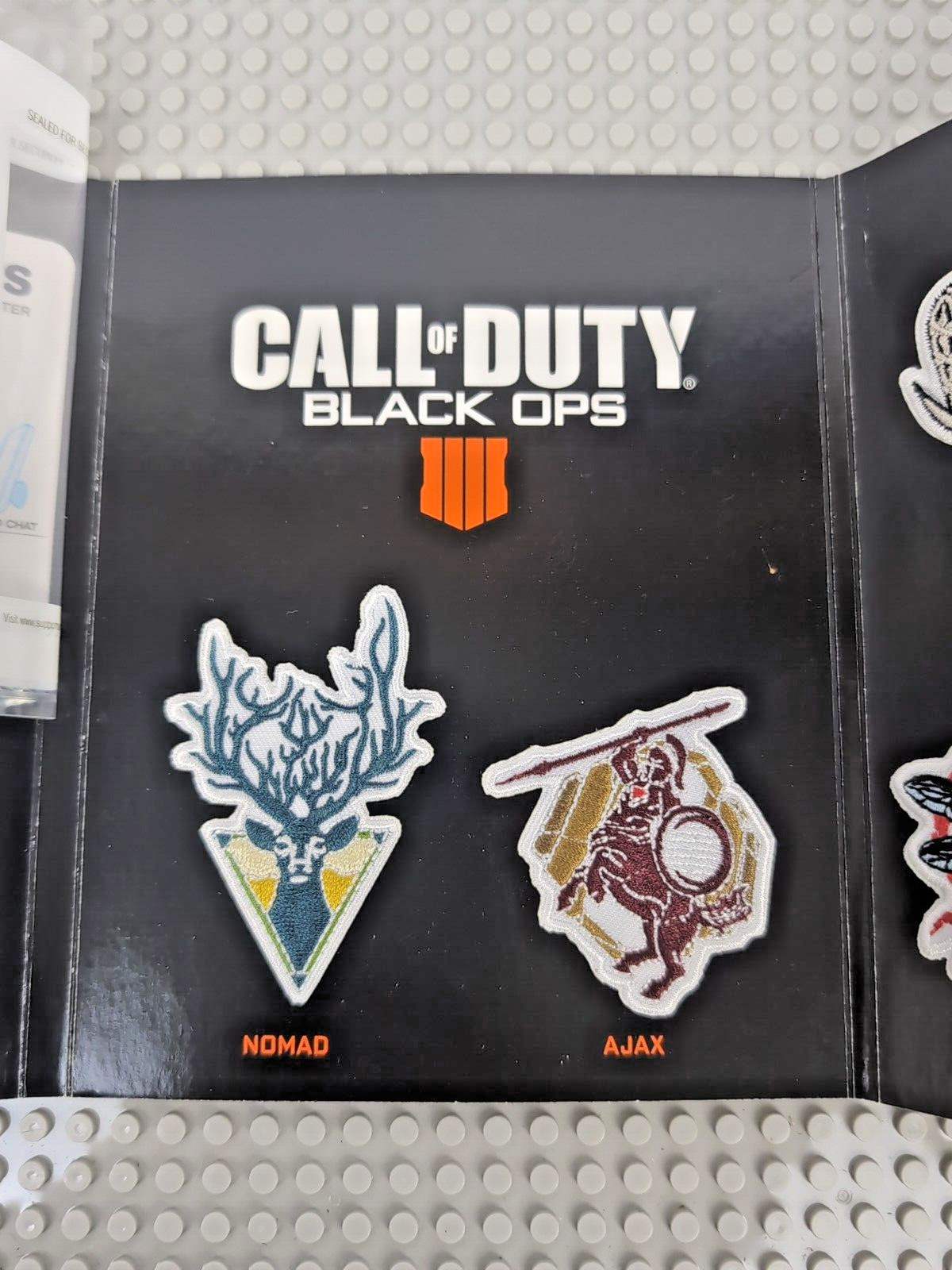 Call of Duty Black Ops 4 Collector’s Edition Patches Set & game steelbox Bundle