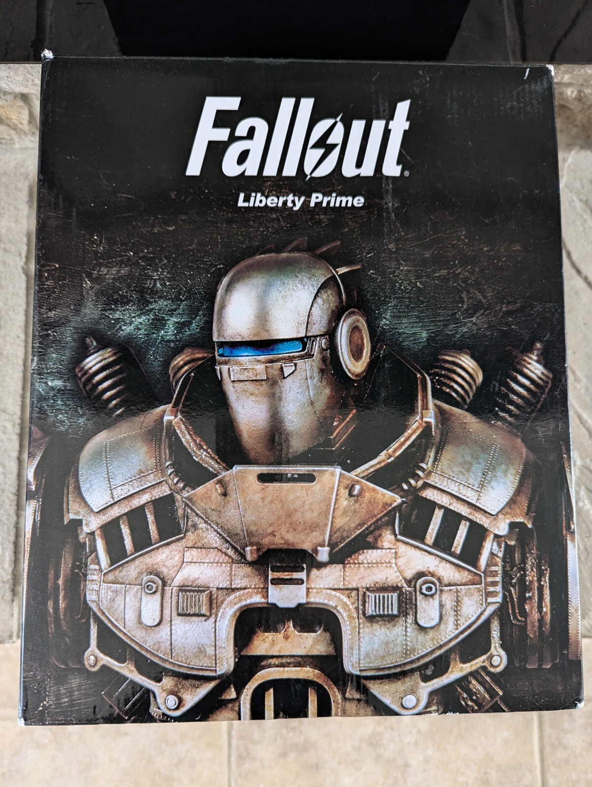 Fallout Liberty Prime Statue Figure 15″ Bethesda Chronicle Collectibles With Box
