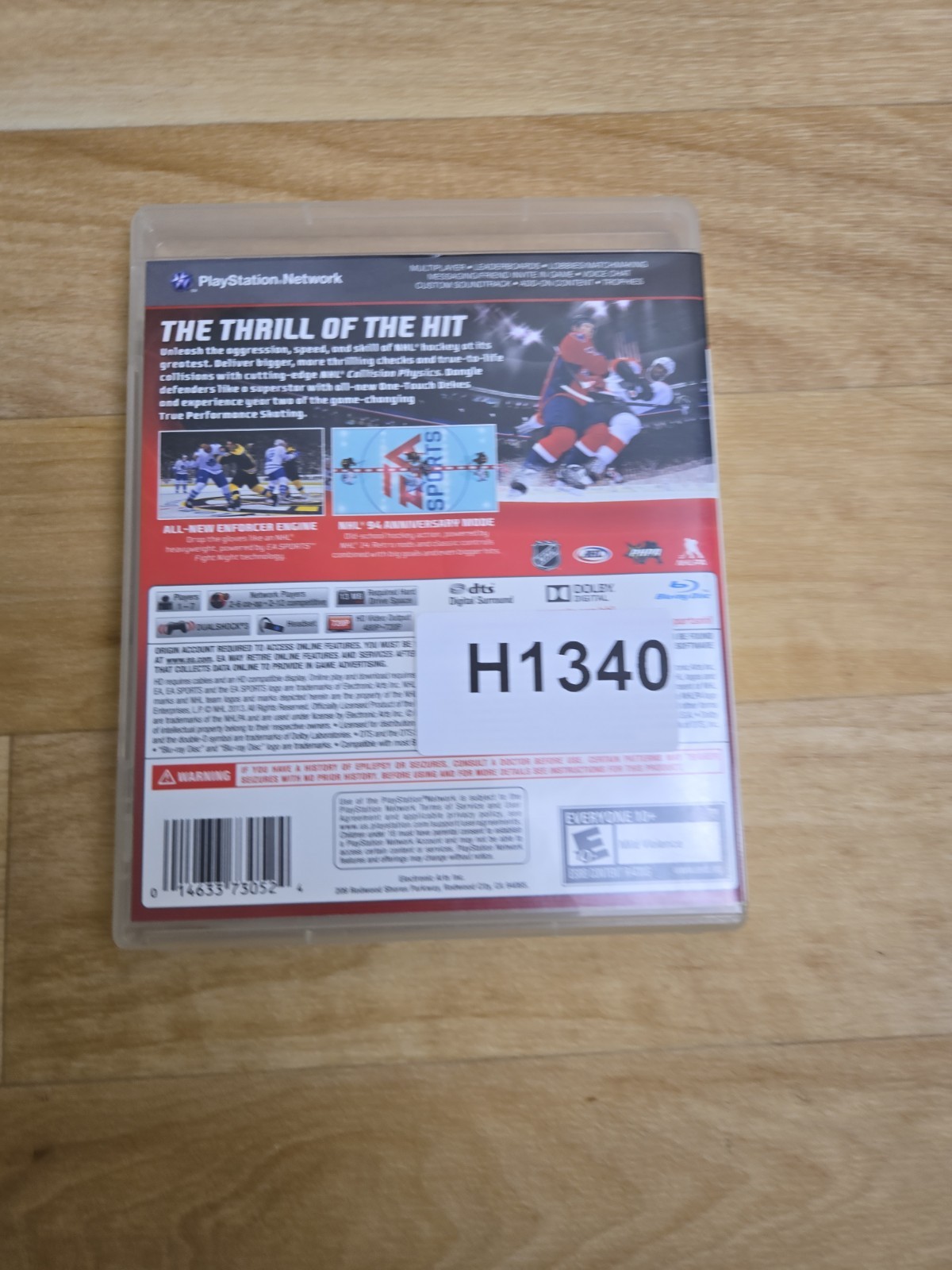 NHL 14 (Sony PlayStation 3, 2013) CIB Complete Tested PS3 Video Game