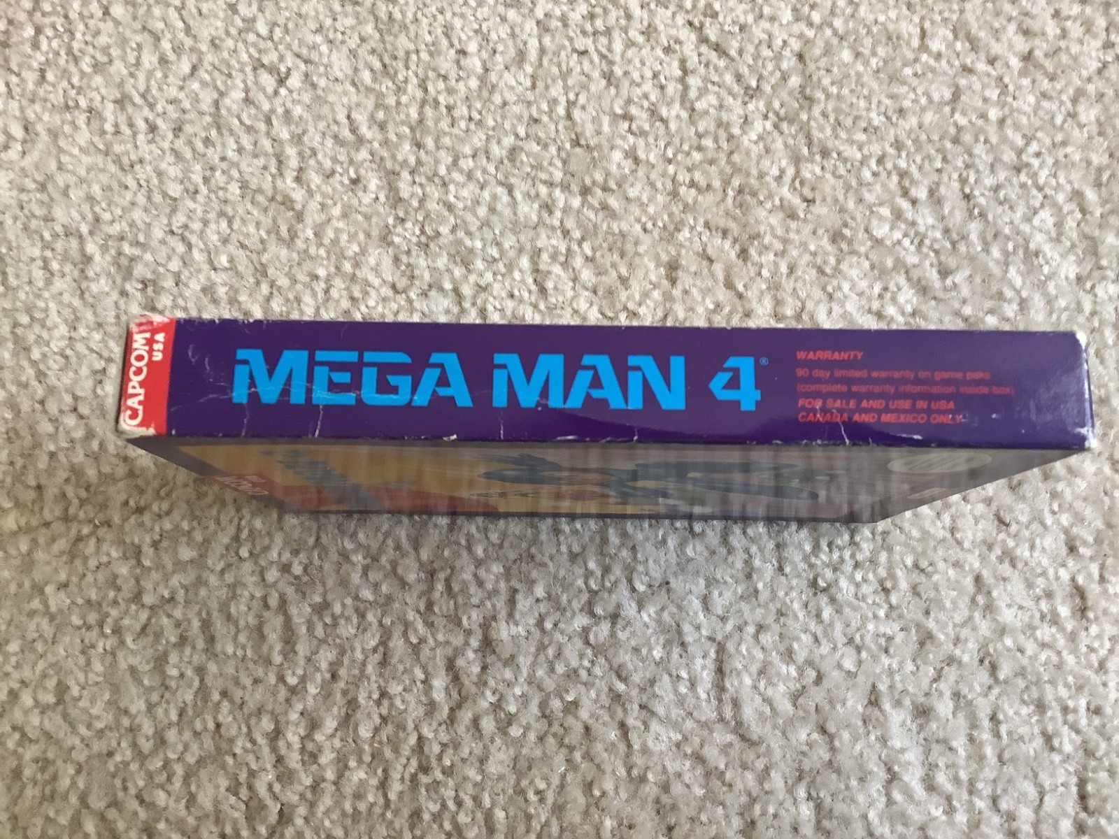 Mega Man 4 (NES Capcom 1991) CIB Very Good Working Condition