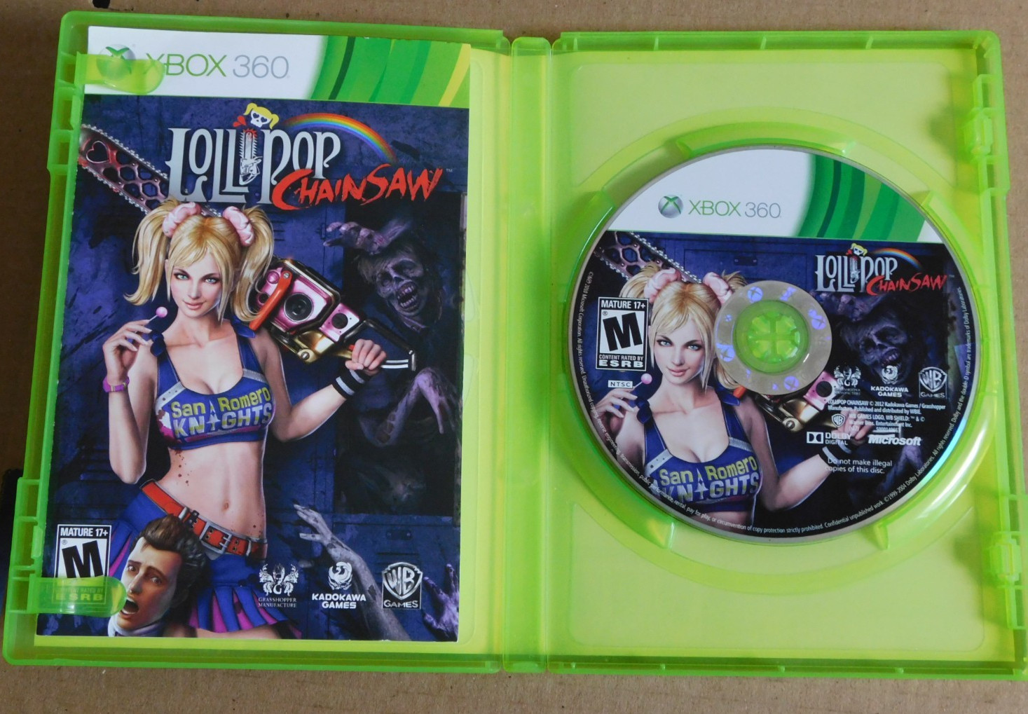 Lollipop Chainsaw (Microsoft Xbox 360, 2012)