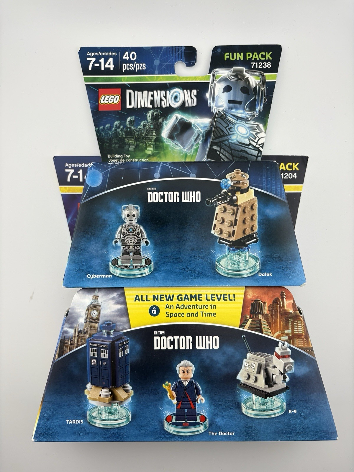 Lego Dimensions Doctor Who 71204 + 71238 Factory Sealed
