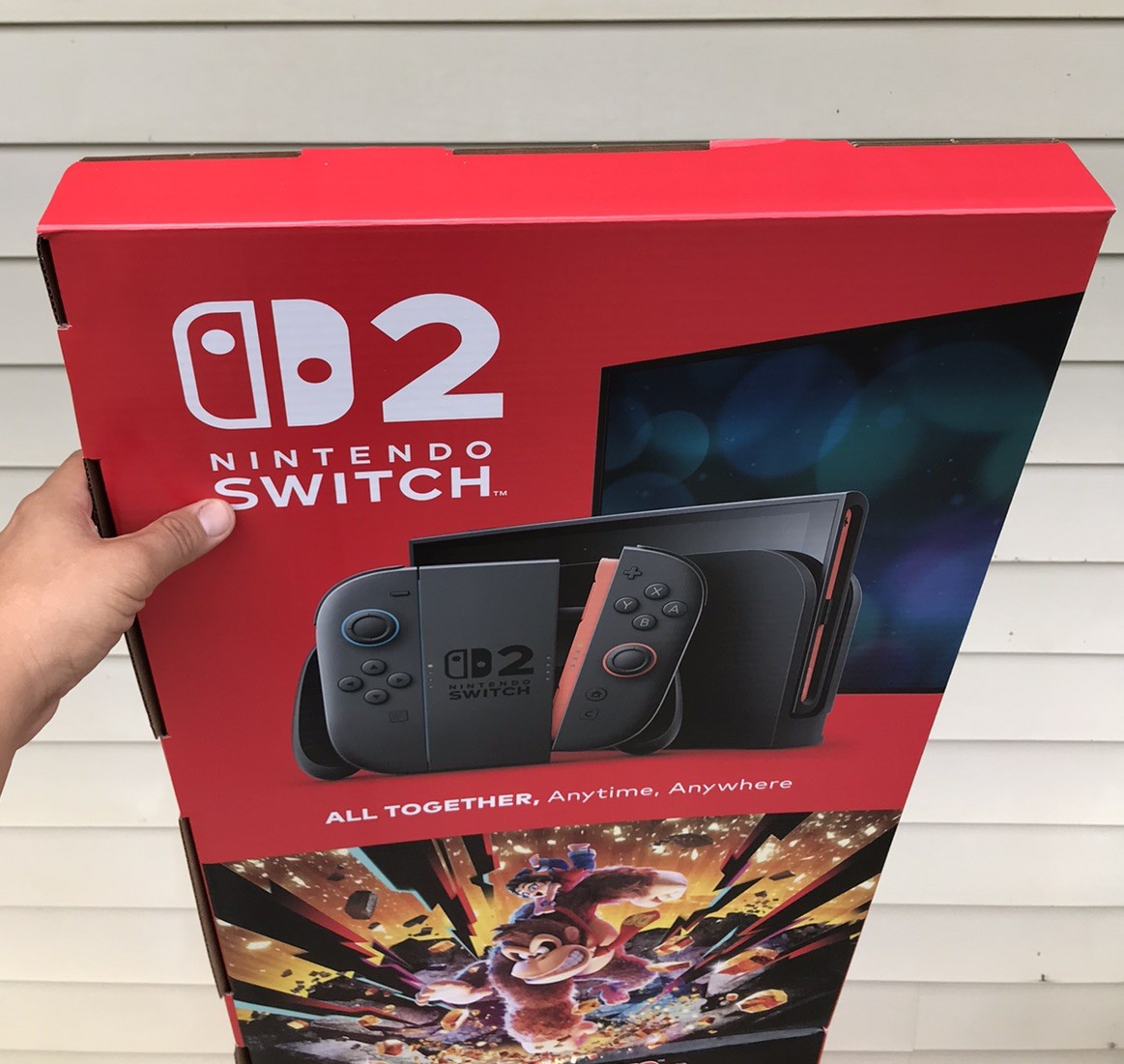 Nintendo Switch 2 store display5ft•Donkey Kong Bananza•Mario Kart World•Zelda