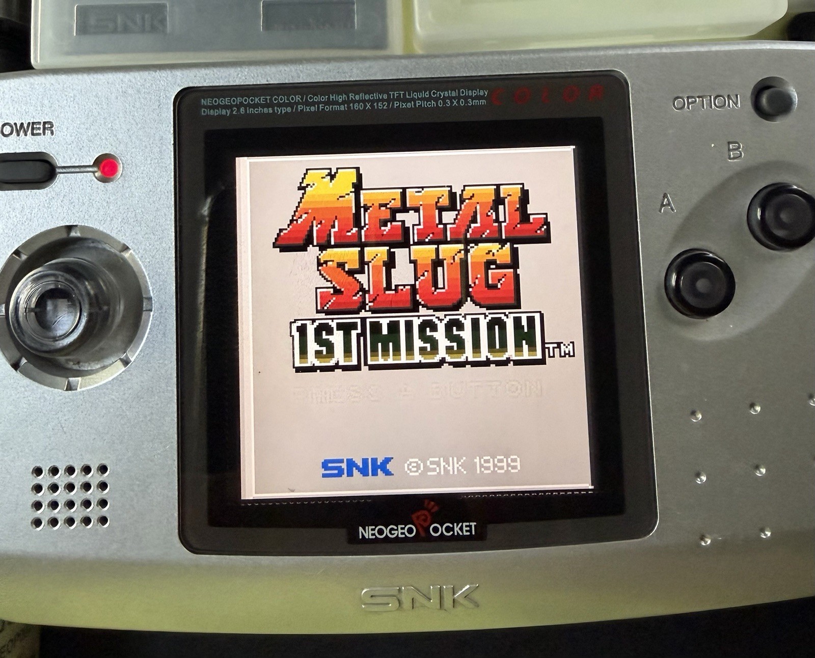 SNK Neo Geo Pocket Color System Console IPS Mod Screen