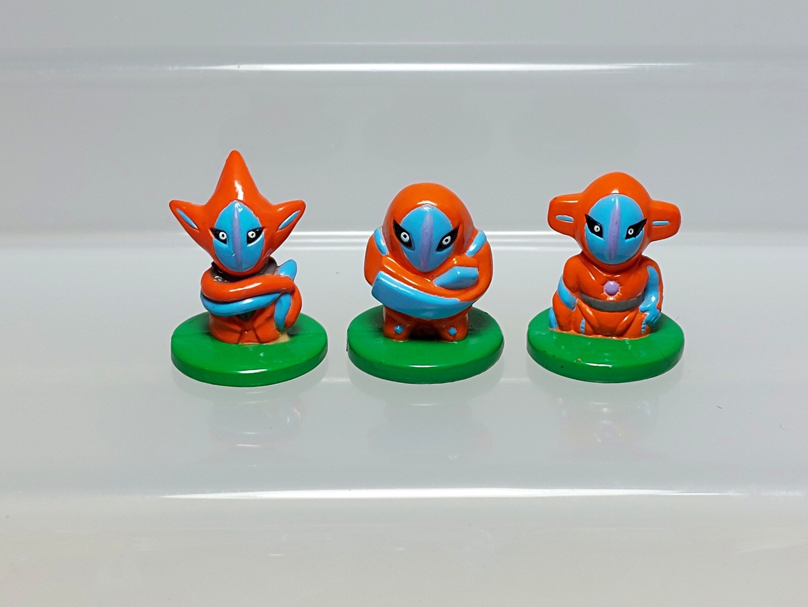 Pokemon Minicot Deoxys Forms Figure Set Banpresto Japan T05 0.9-1.1in