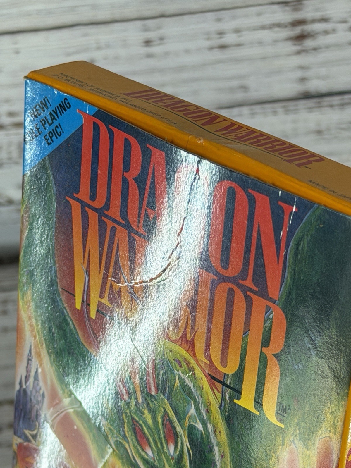 Oval Seal Dragon Warrior Complete In Box Nintendo NES Maps Charts Factory MINT