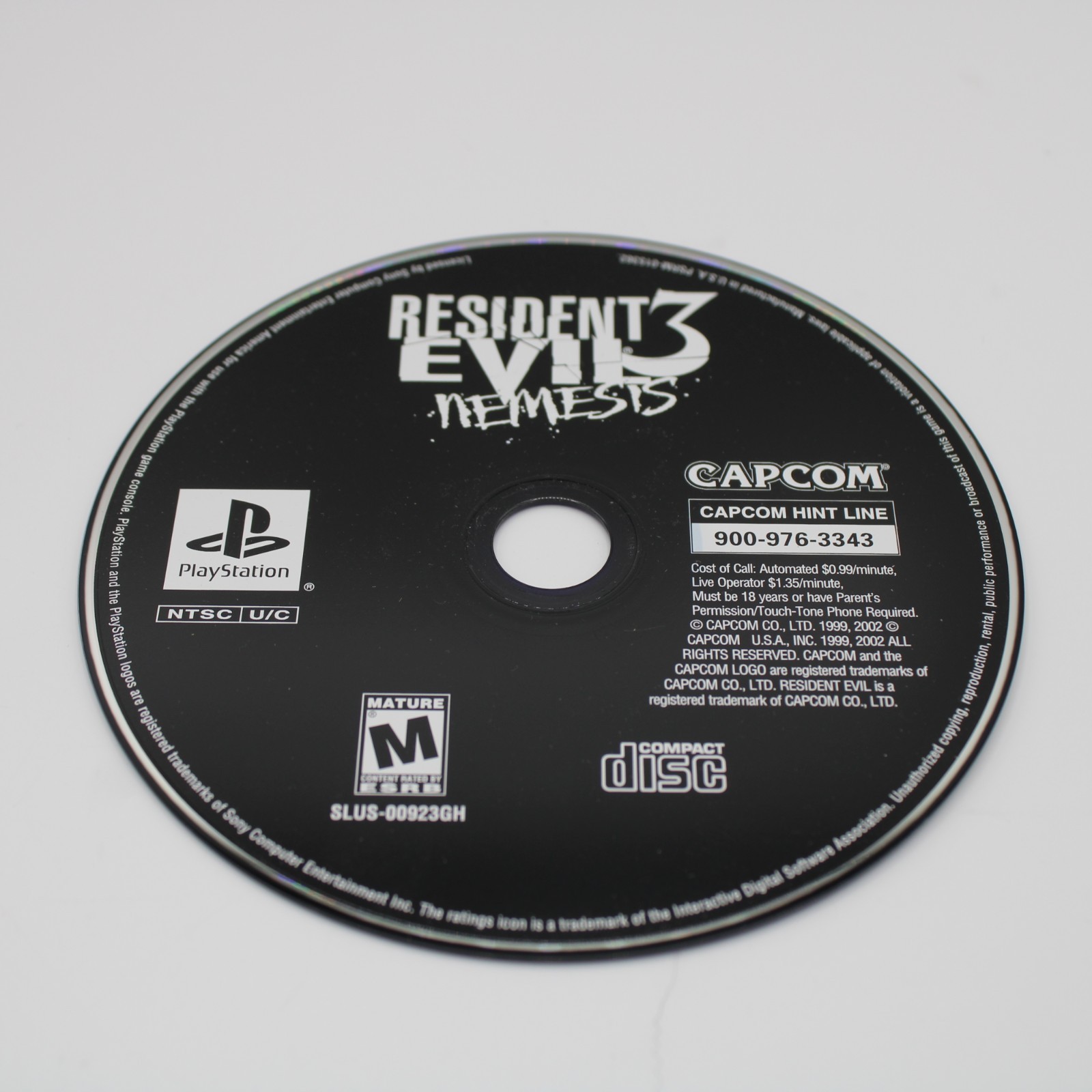*Refurbished* Resident Evil 3: Nemesis Greatest Hits (PlayStation 1, 1999)