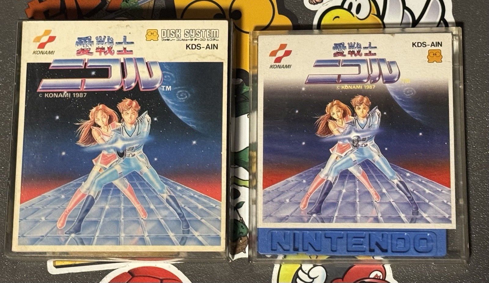Ai Senshi Nicol Nintendo Famicom Disk System BLUE DISK Japan Import US Seller
