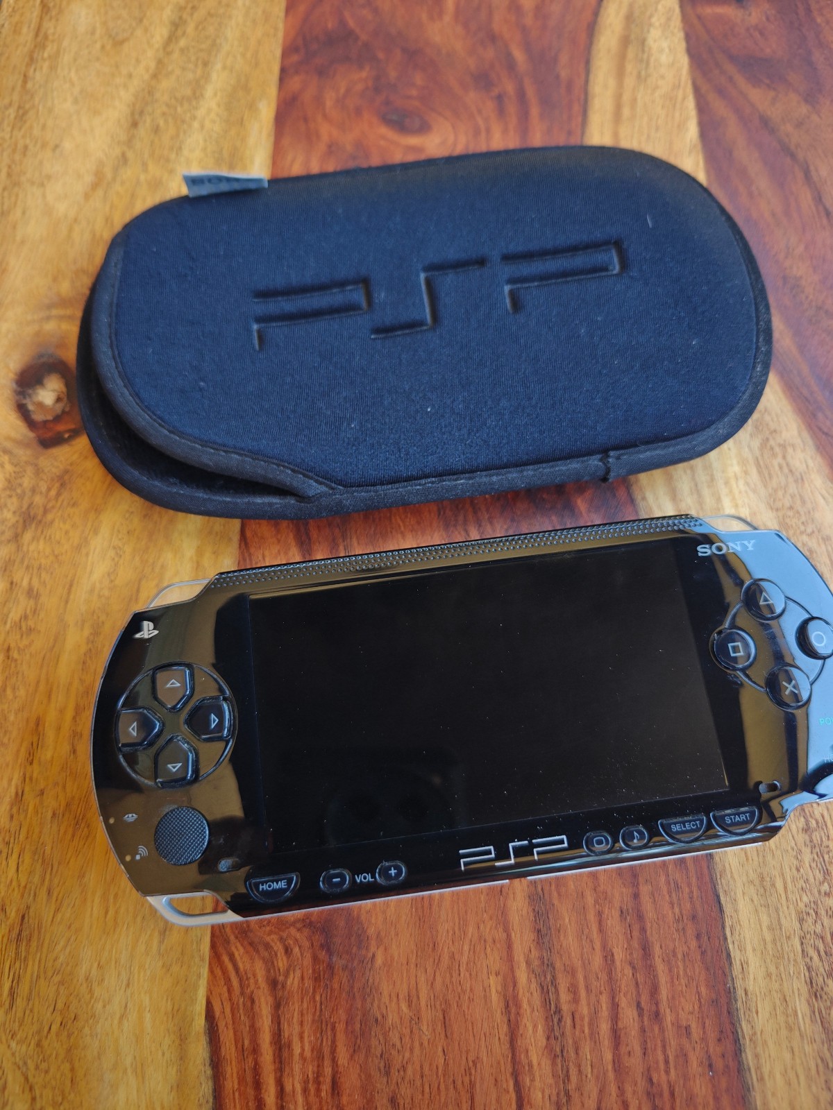 Sony PSP 1001 Console BLACK – Tested & Working – Includes OEM Sony Soft Case