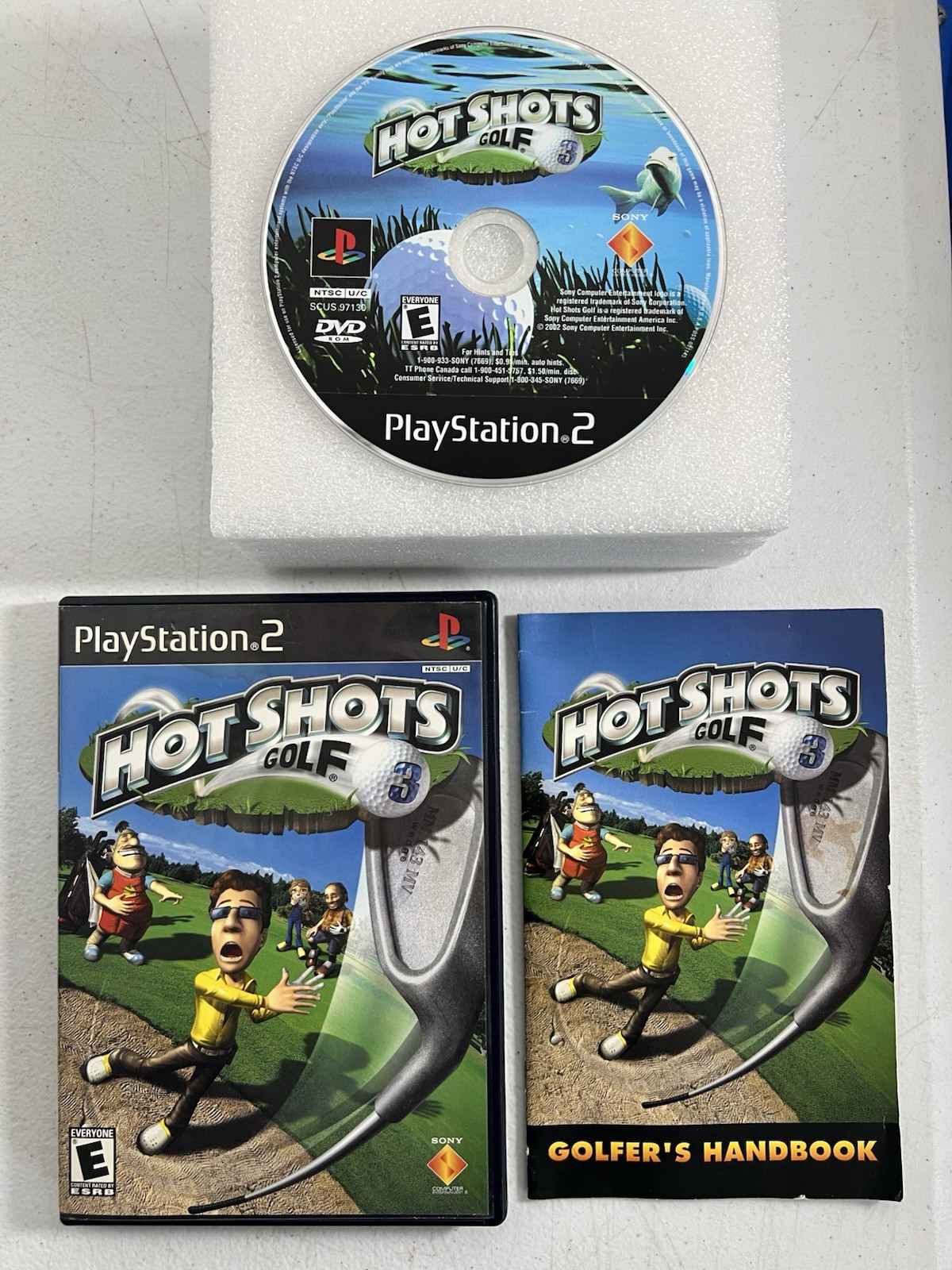 Hot Shots Golf 3 (Sony PlayStation 2, 2002) CIB Complete Game – TESTED & Working