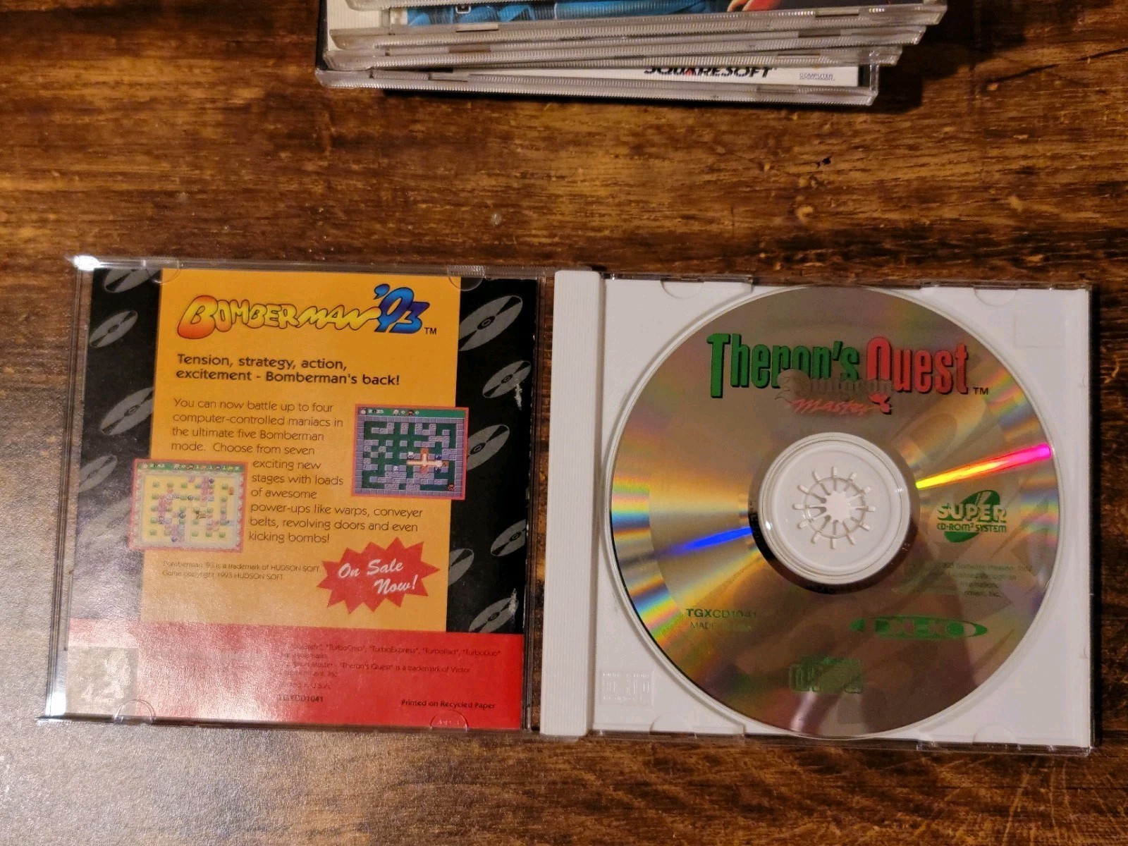 Dungeon Master: Theron’s Quest TurboGrafx 16 CD Turbo Duo US Version Complete