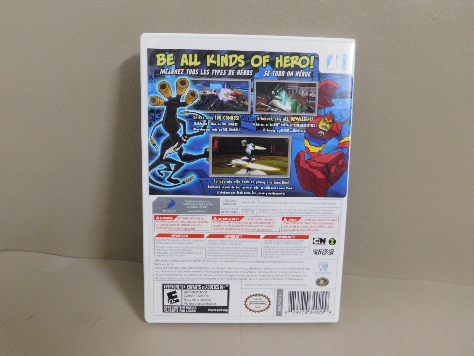 Ben 10: Omniverse (Nintendo Wii, 2012) Complete CIB Clean Disc Tested Works