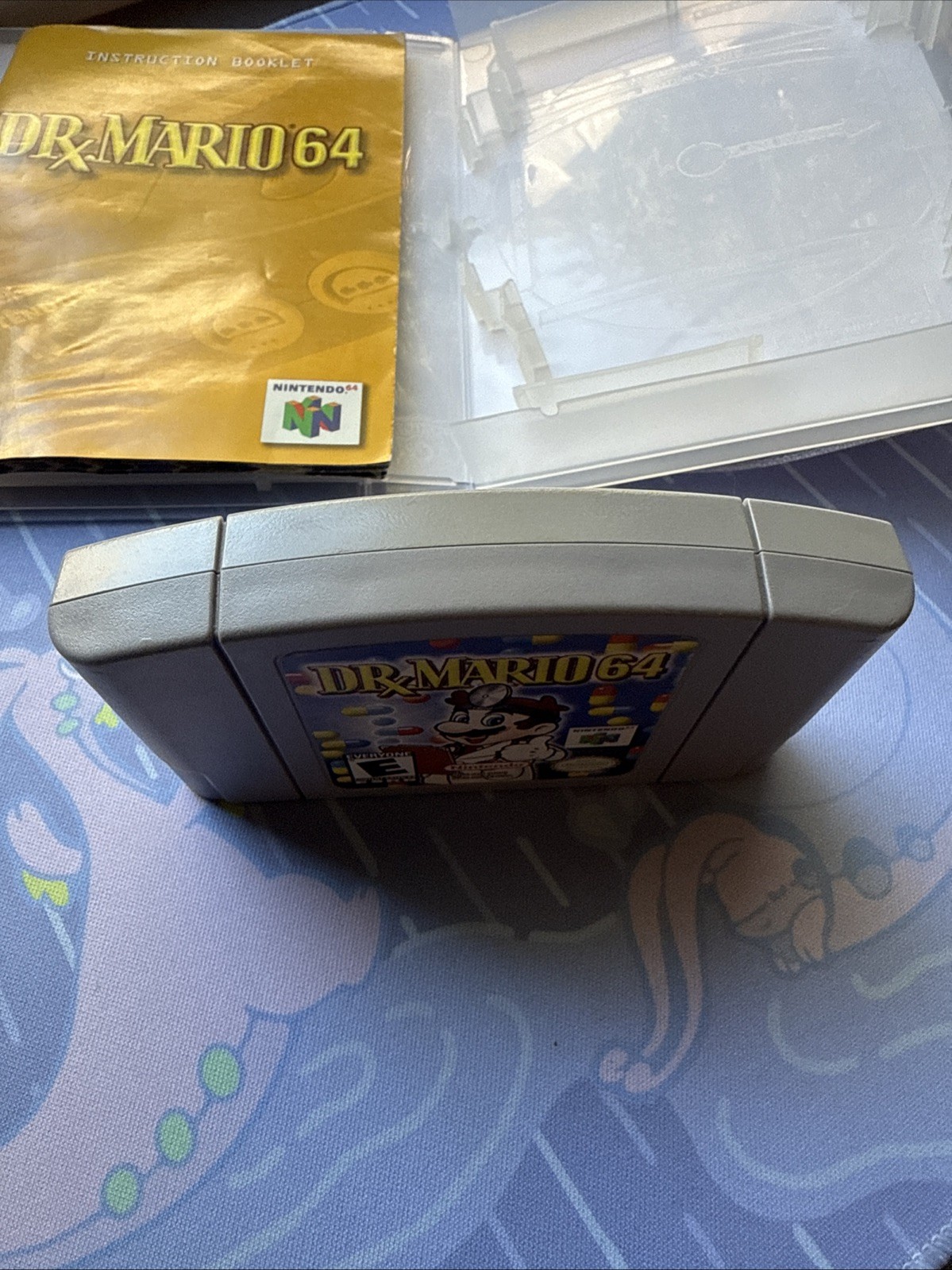 Dr. Mario 64 (Nintendo 64, 2001) N64 GAME + MANUAL + COLLECTOR CASE!!!!