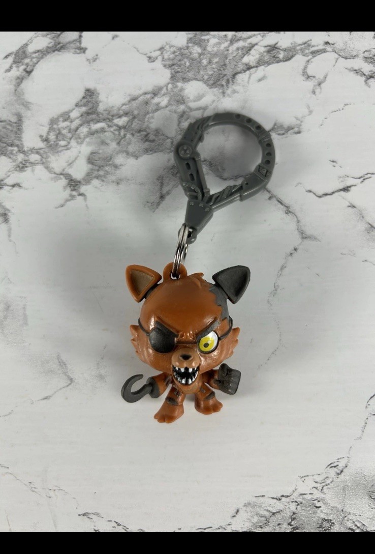FNAF Five Nights at Freddy’s Backpack Clip Keychain Figure Collectible Lot Of 8