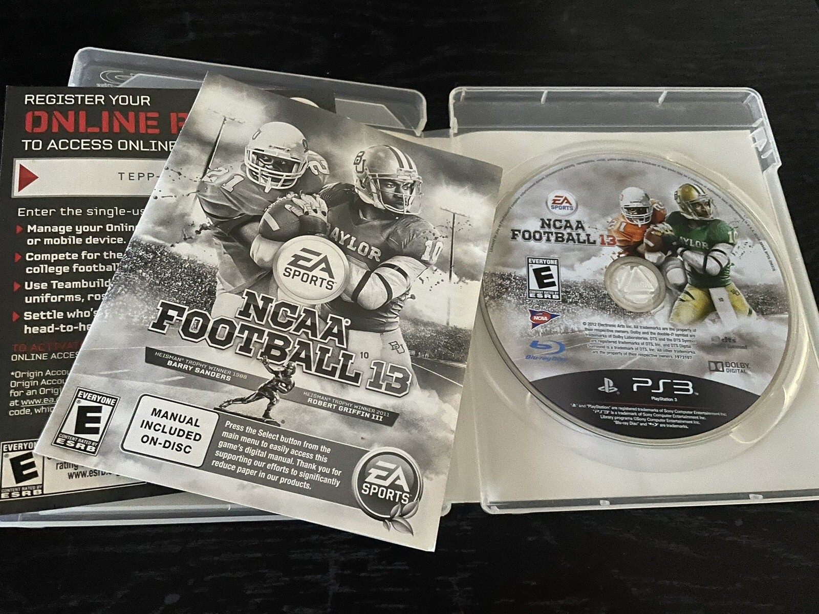 COMPLETE NCAA Football 13 (Sony PlayStation 3, 2012) PS3