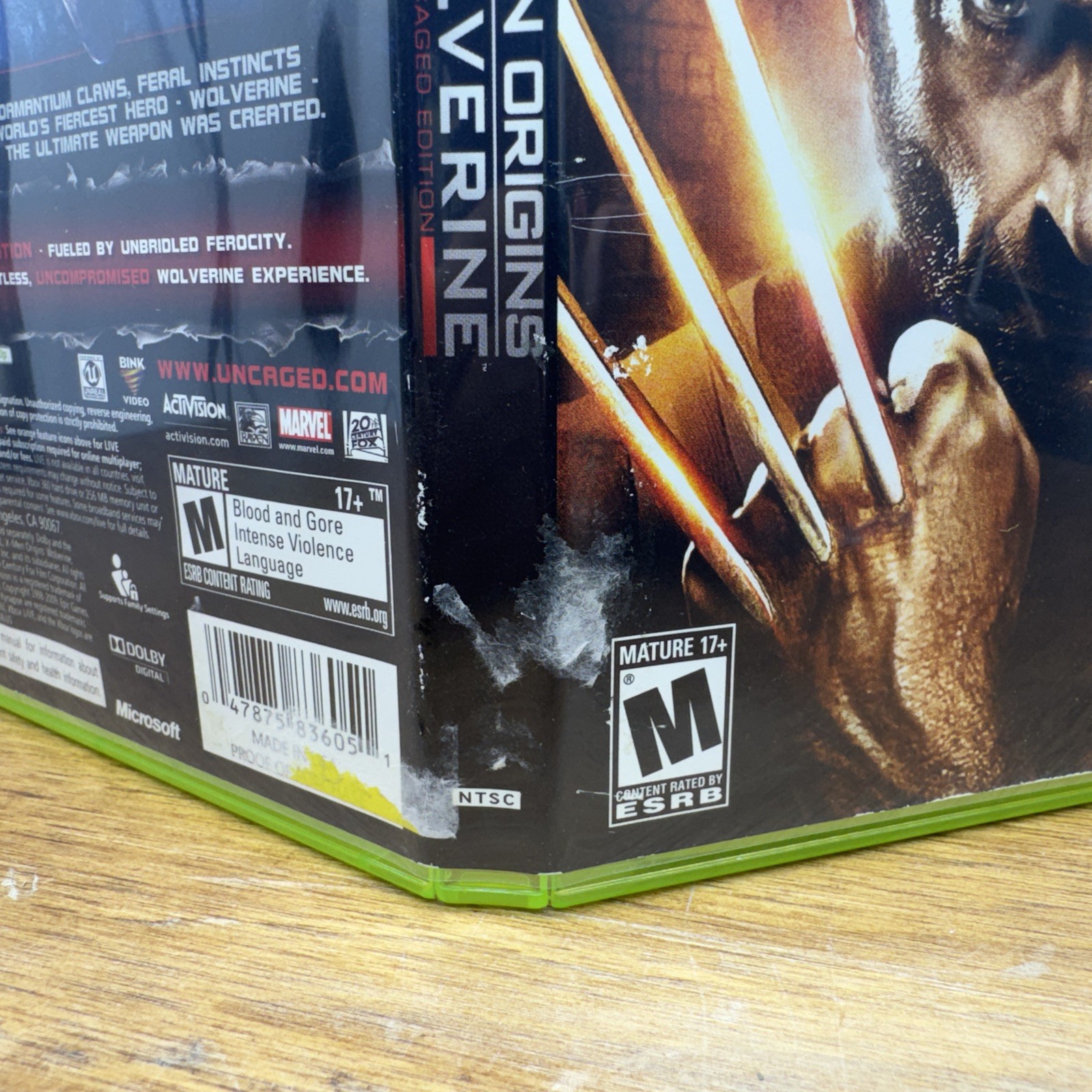 X-Men Origins: Wolverine Uncaged Edition (Xbox 360, 2009) CIB Refurbished