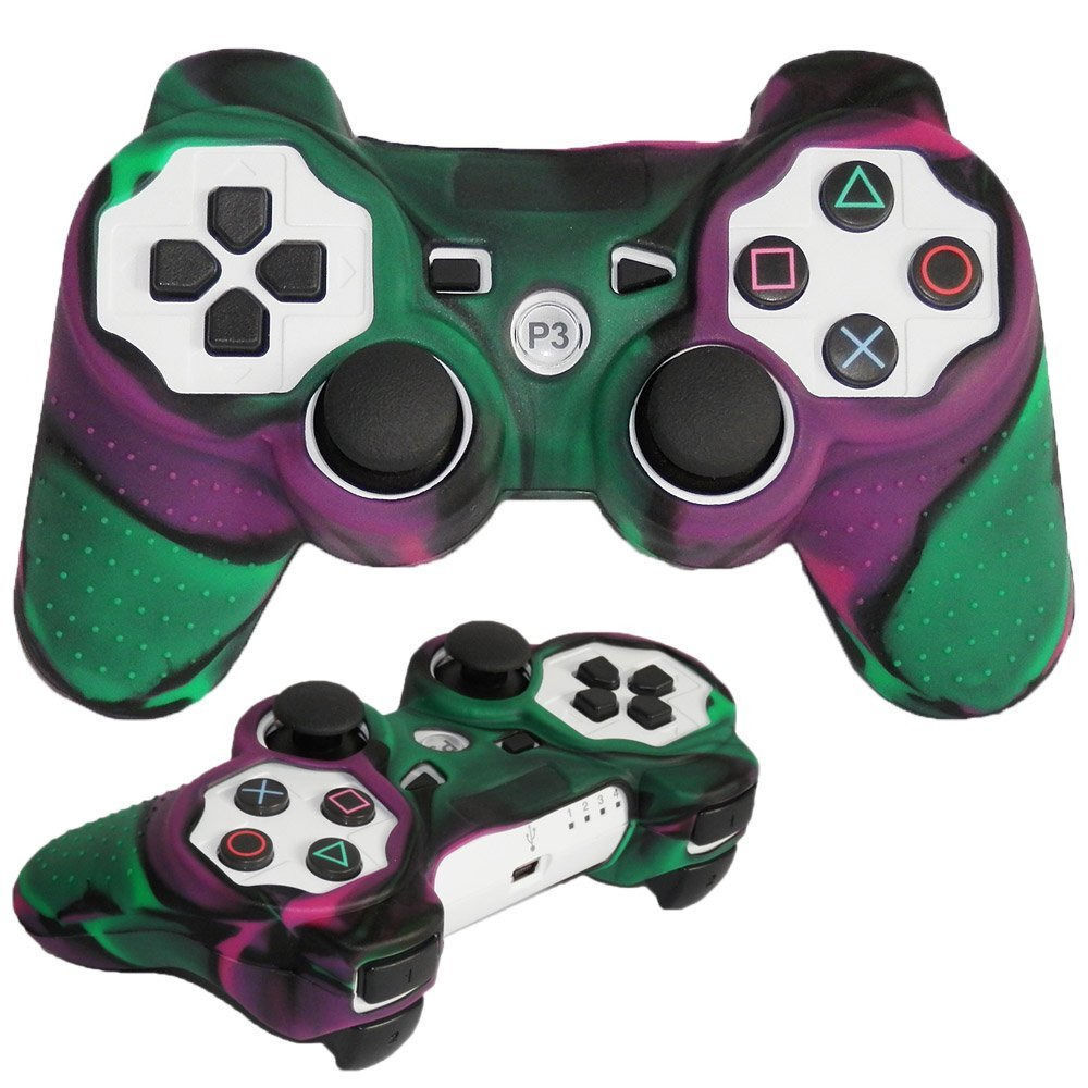 Silicone Rubber Gel Soft Case Cover fit for Sony PlayStation 3 PS3 Controller US