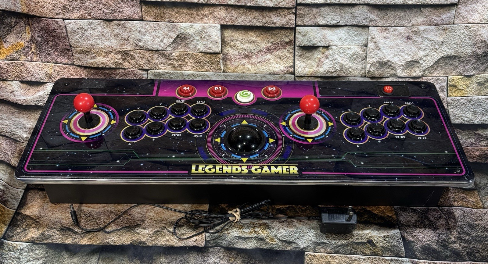 AtGames Legends Gamer Pro – Retro Arcade Gaming Console with Power Supply