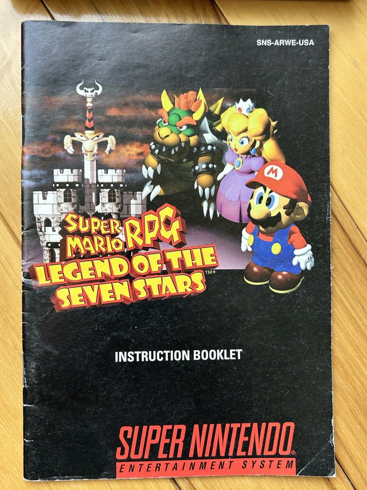 Super Mario RPG Legend of the Seven Stars Super Nintendo SNES Authentic w/manual