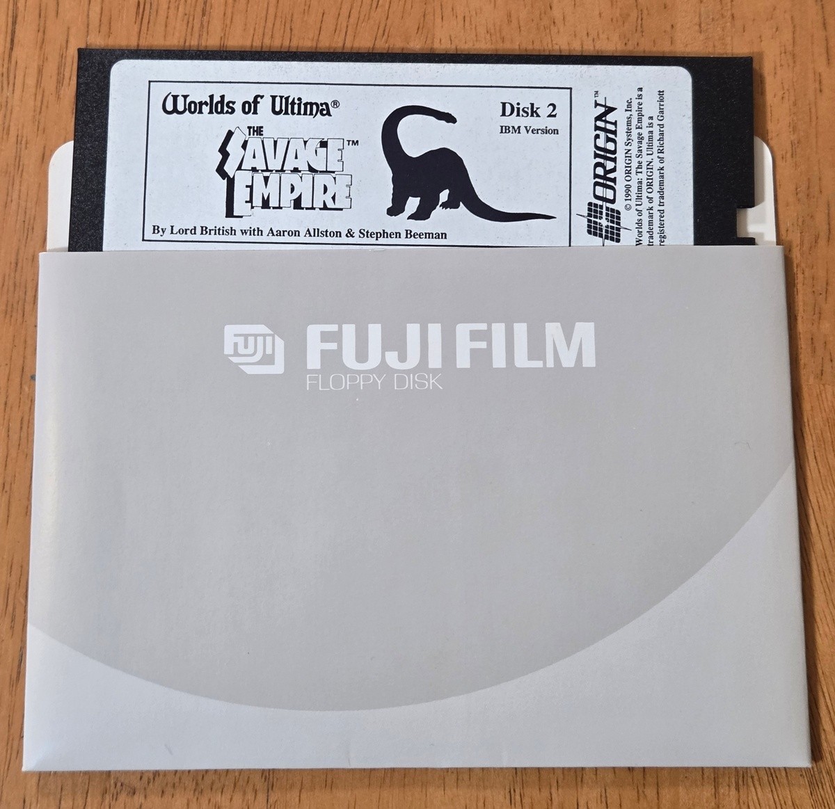 Worlds of Ultima Savage Empire Origin IBM PC Big Box Game 5.25″ Disk No Map 1990
