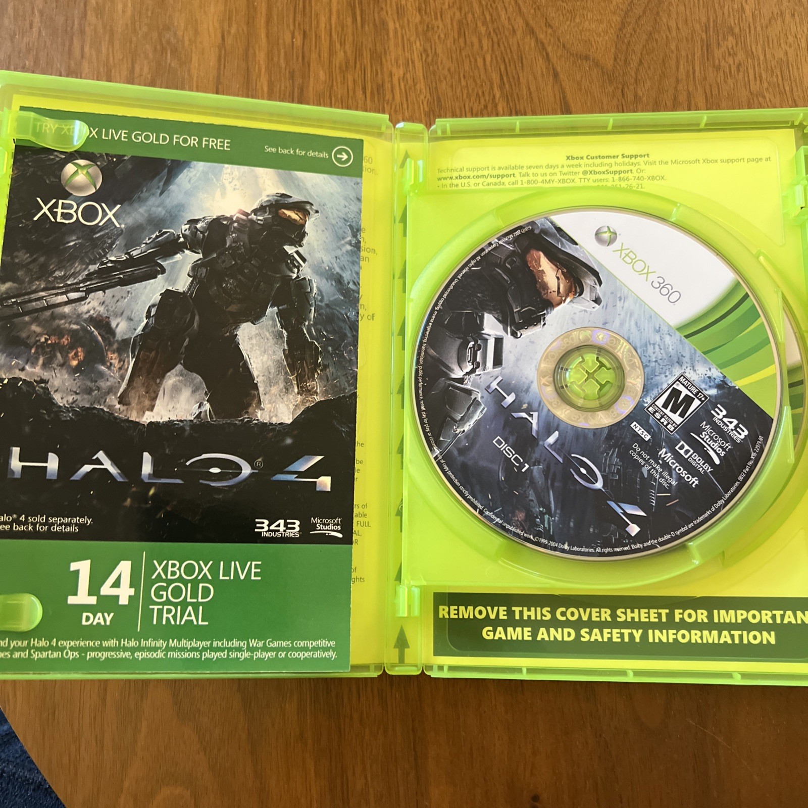 Halo 4 Xbox 360 2-Disc Set Complete, Tested
