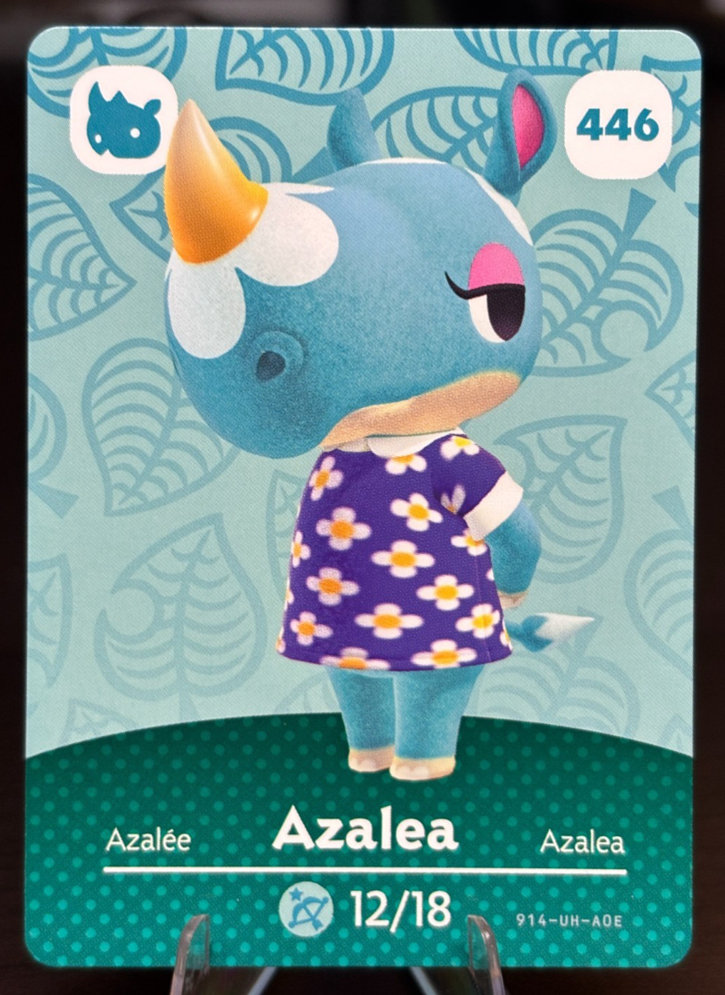 Azalea Amiibo Card 446 Animal Crossing Series 5 Nintendo Switch Authentic